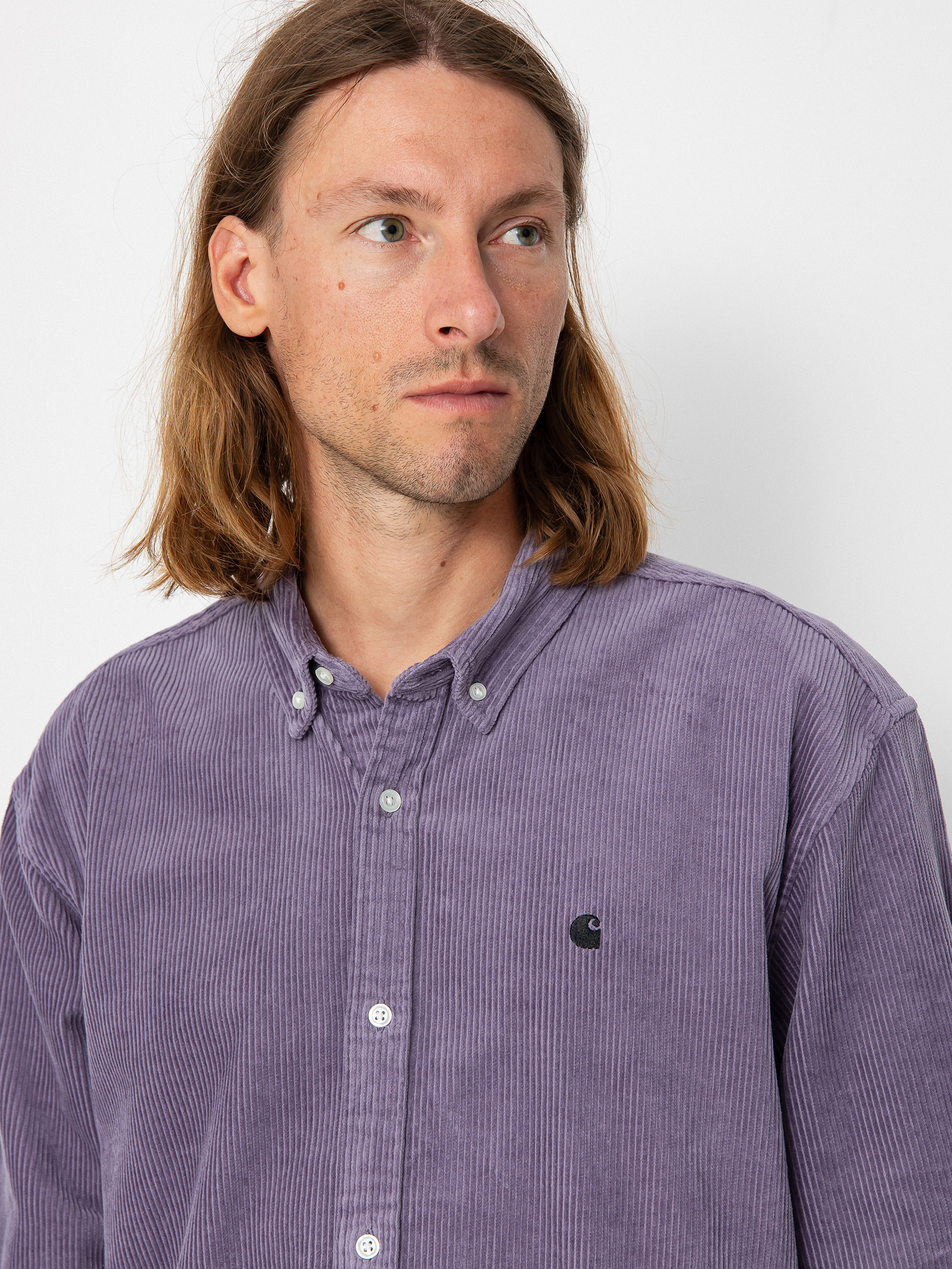 Carhartt WIP Madison Cord Ing (glassy purple/black)