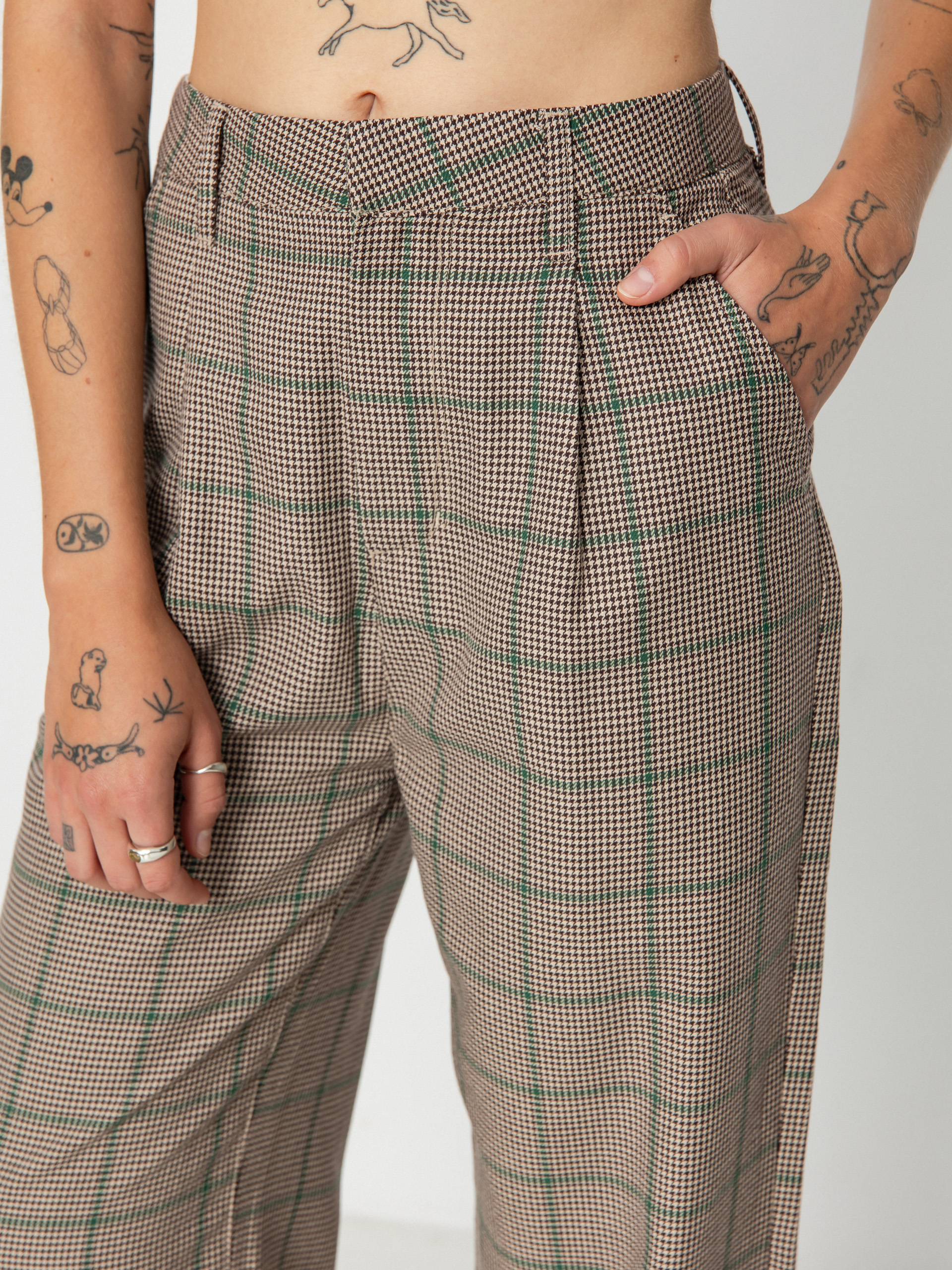 Brixton Victory Trouser Kisnadrág Wmn (sesame/seal brown)