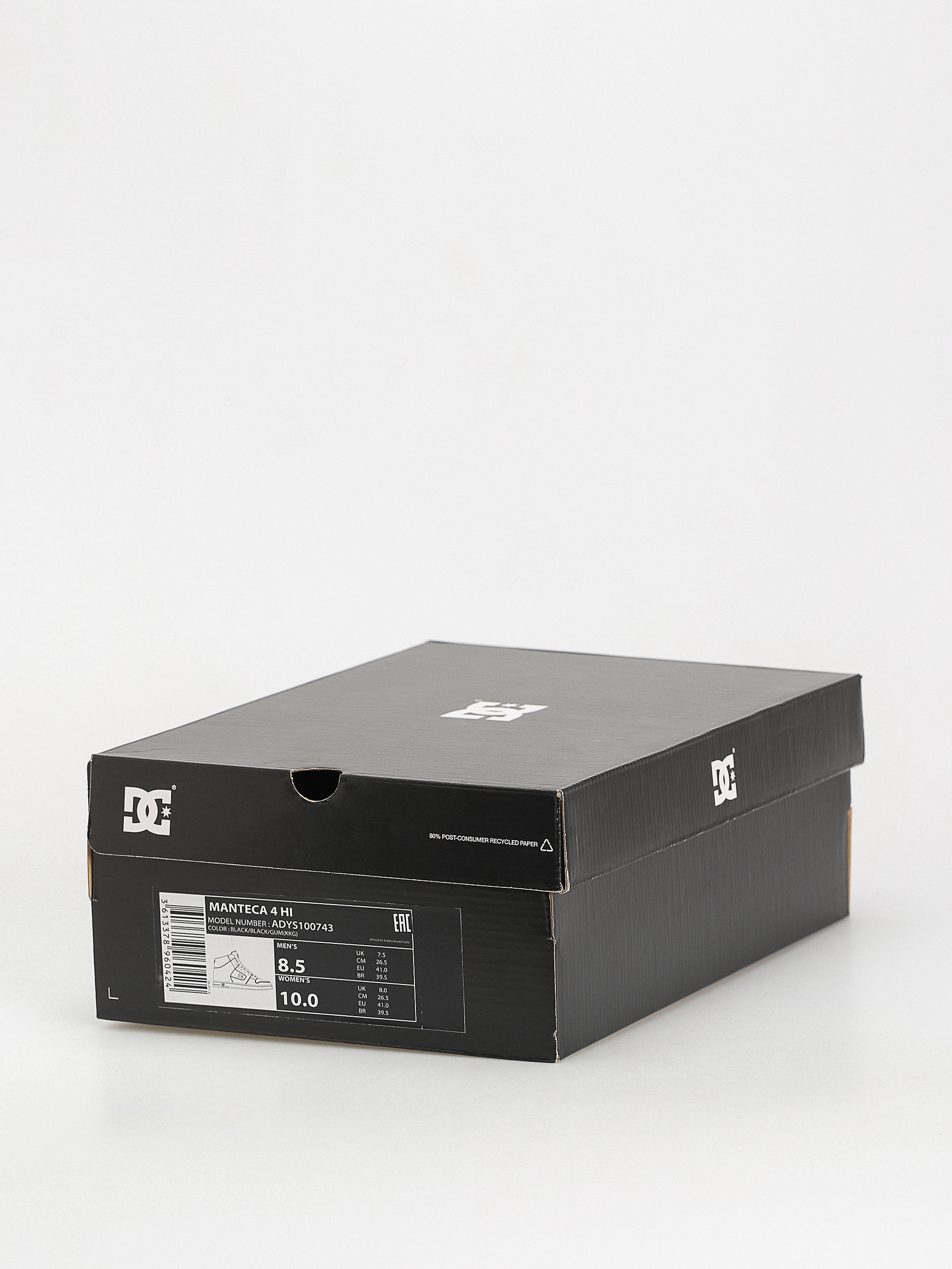 DC Manteca 4 Hi Cipők (black/black/gum)