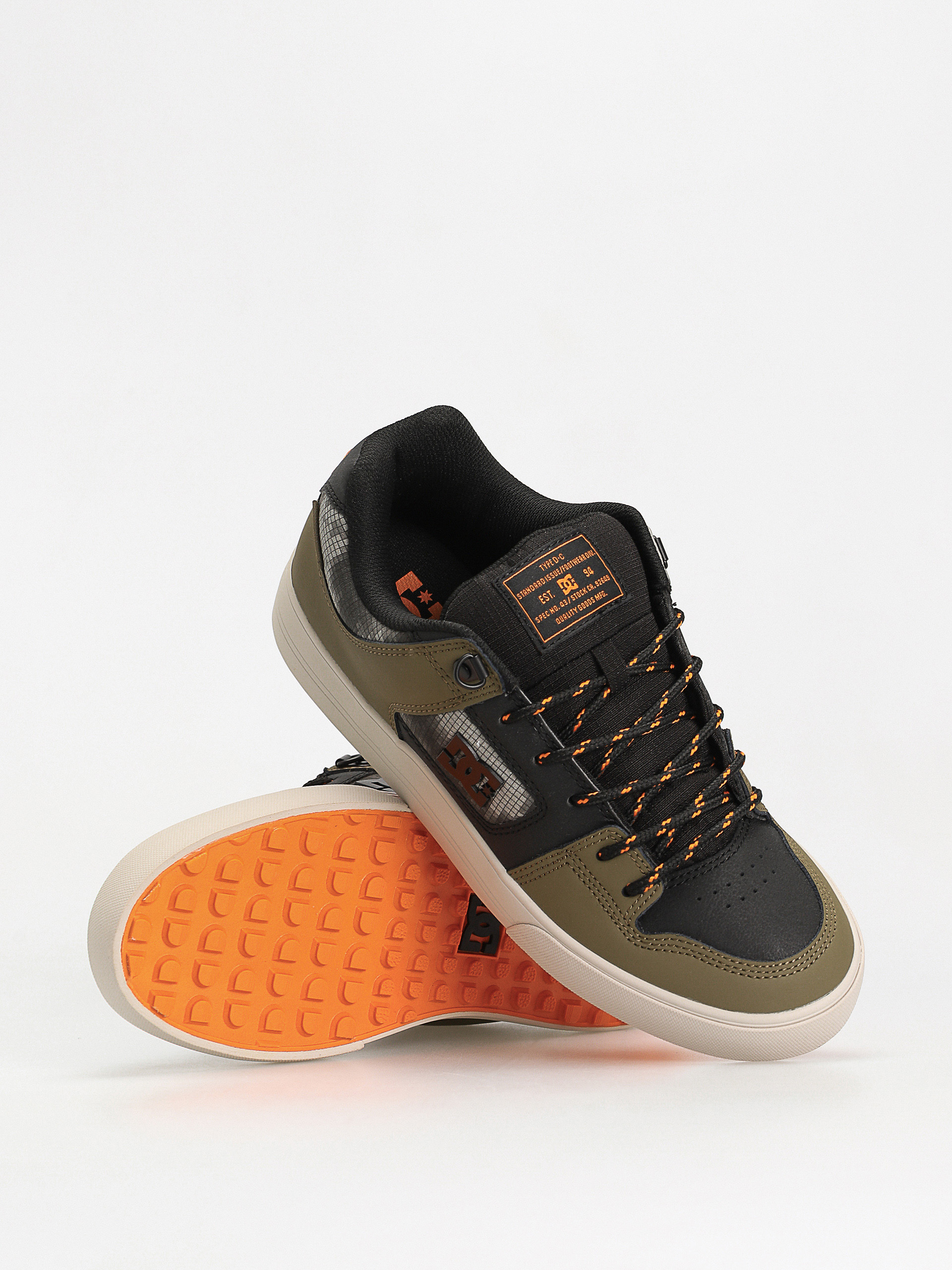 DC Pure Wnt Cipők (black/olive night)