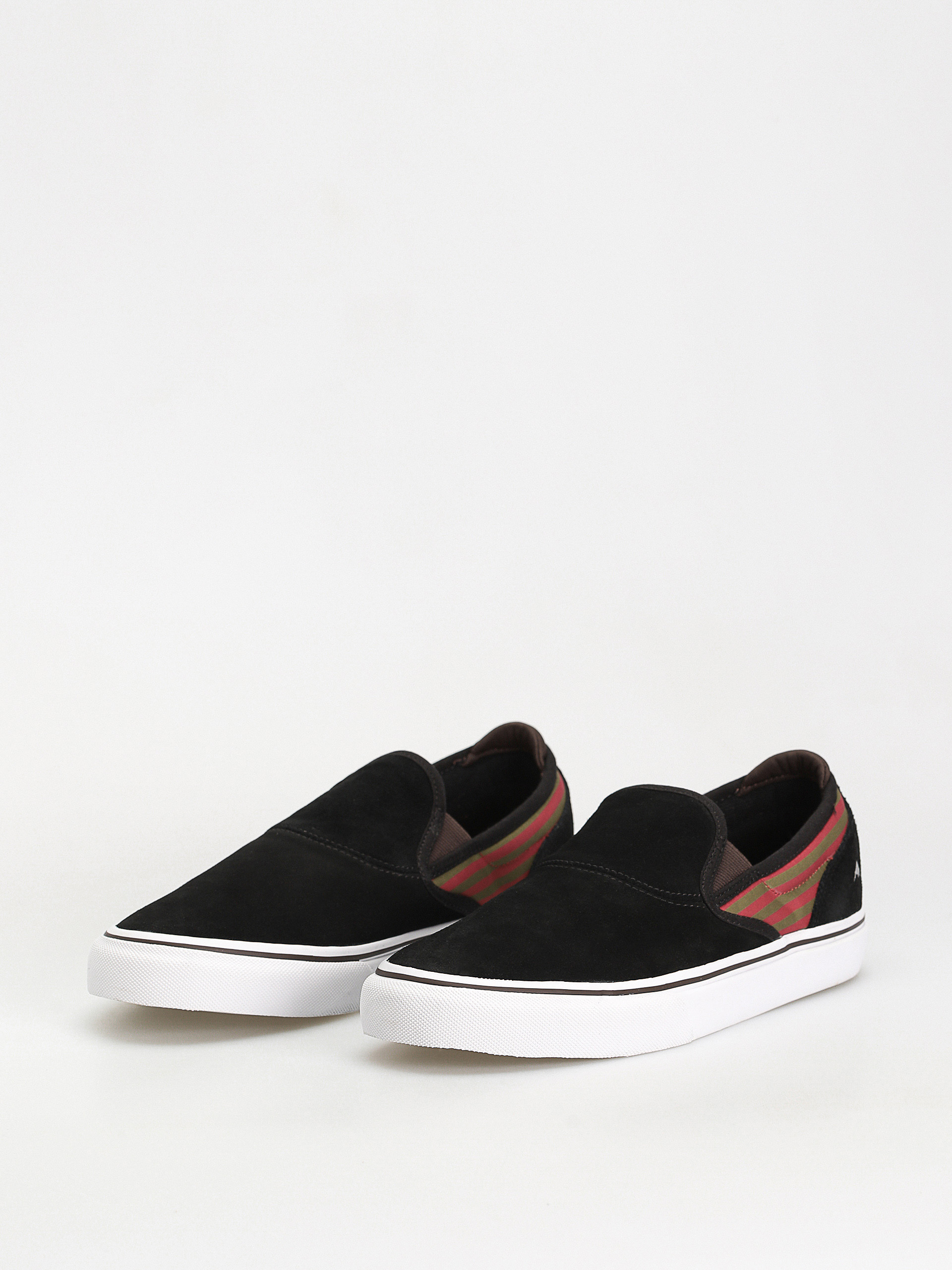 Emerica Wino G6 Slip On Cipők (black/olive/red)