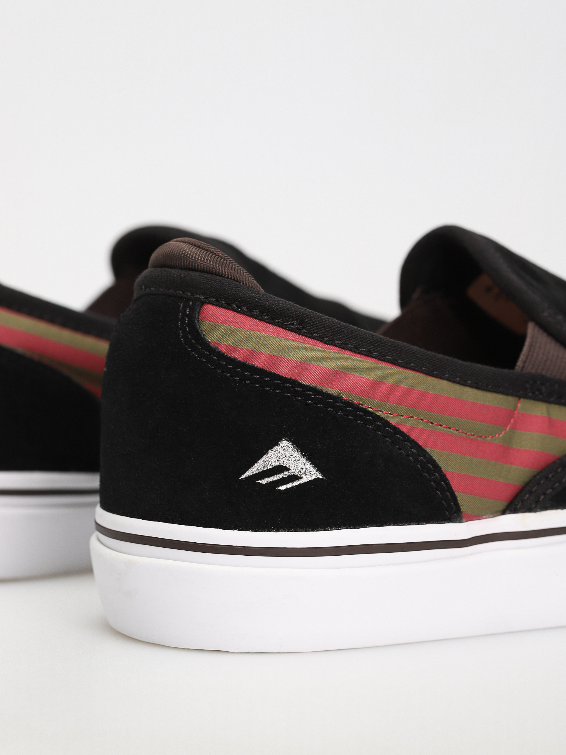 Emerica Wino G6 Slip On Cipők (black/olive/red)