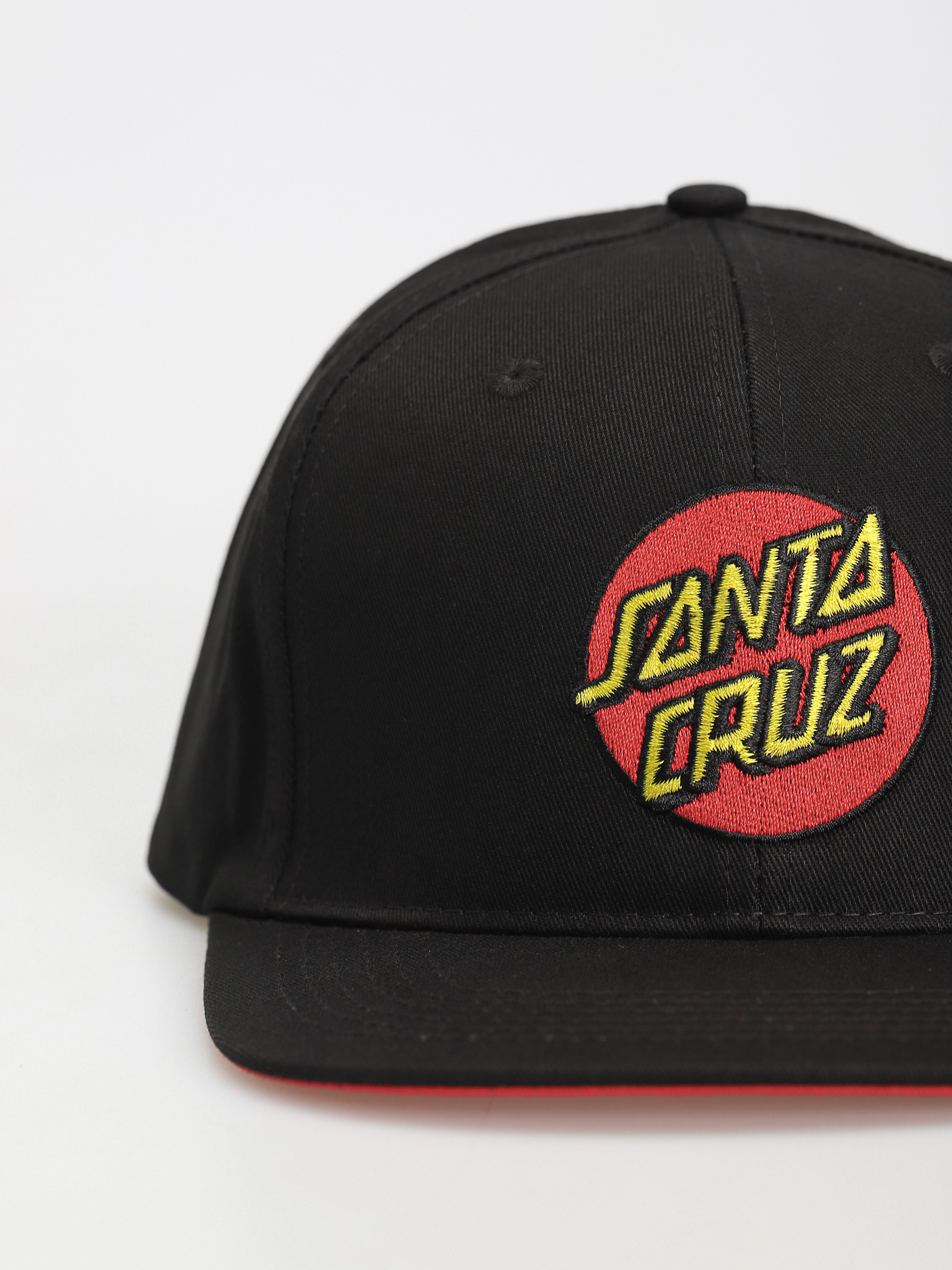 Santa Cruz Classic Dot Snapback Baseball sapka (black)
