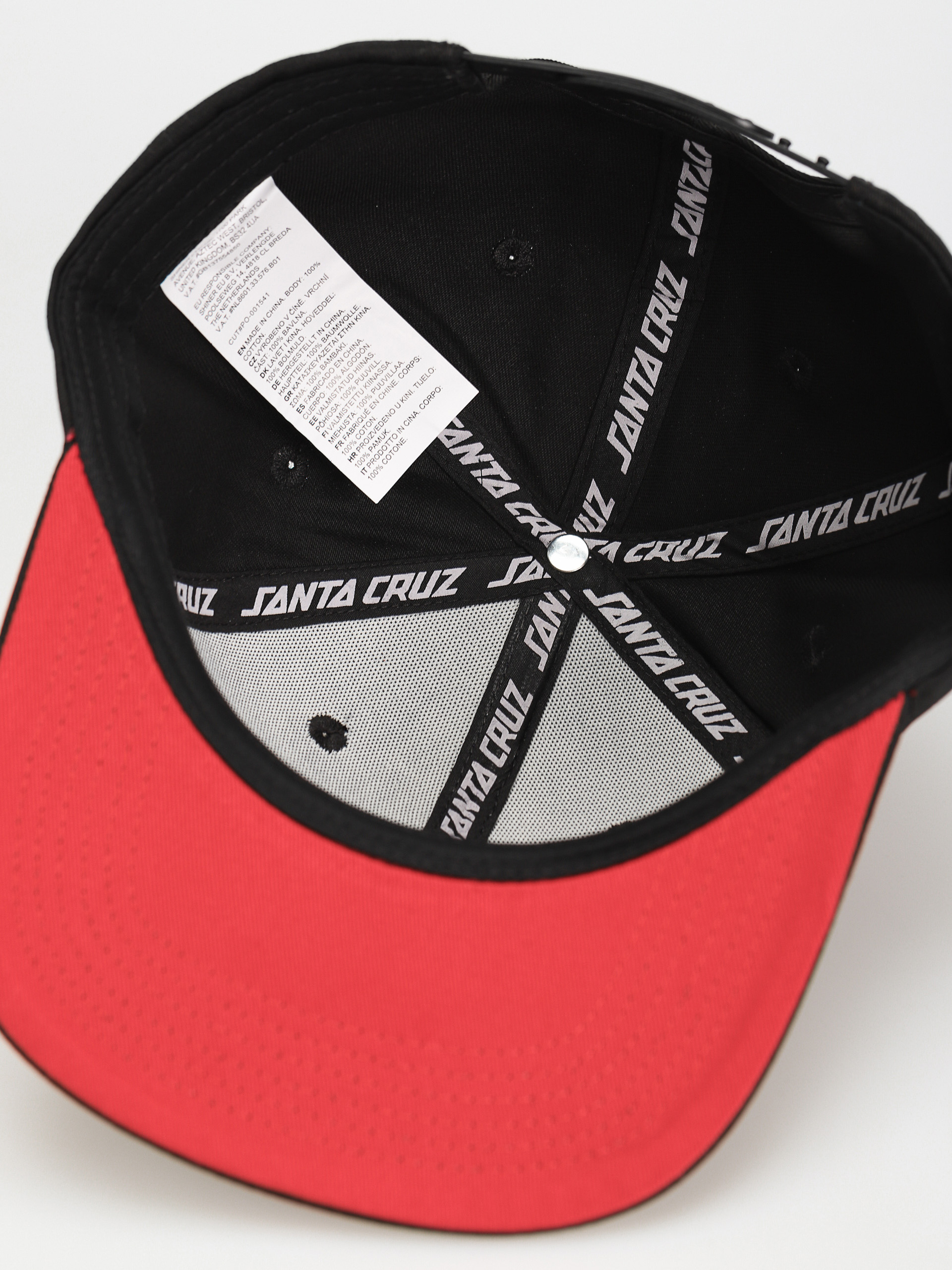 Santa Cruz Classic Dot Snapback Baseball sapka (black)