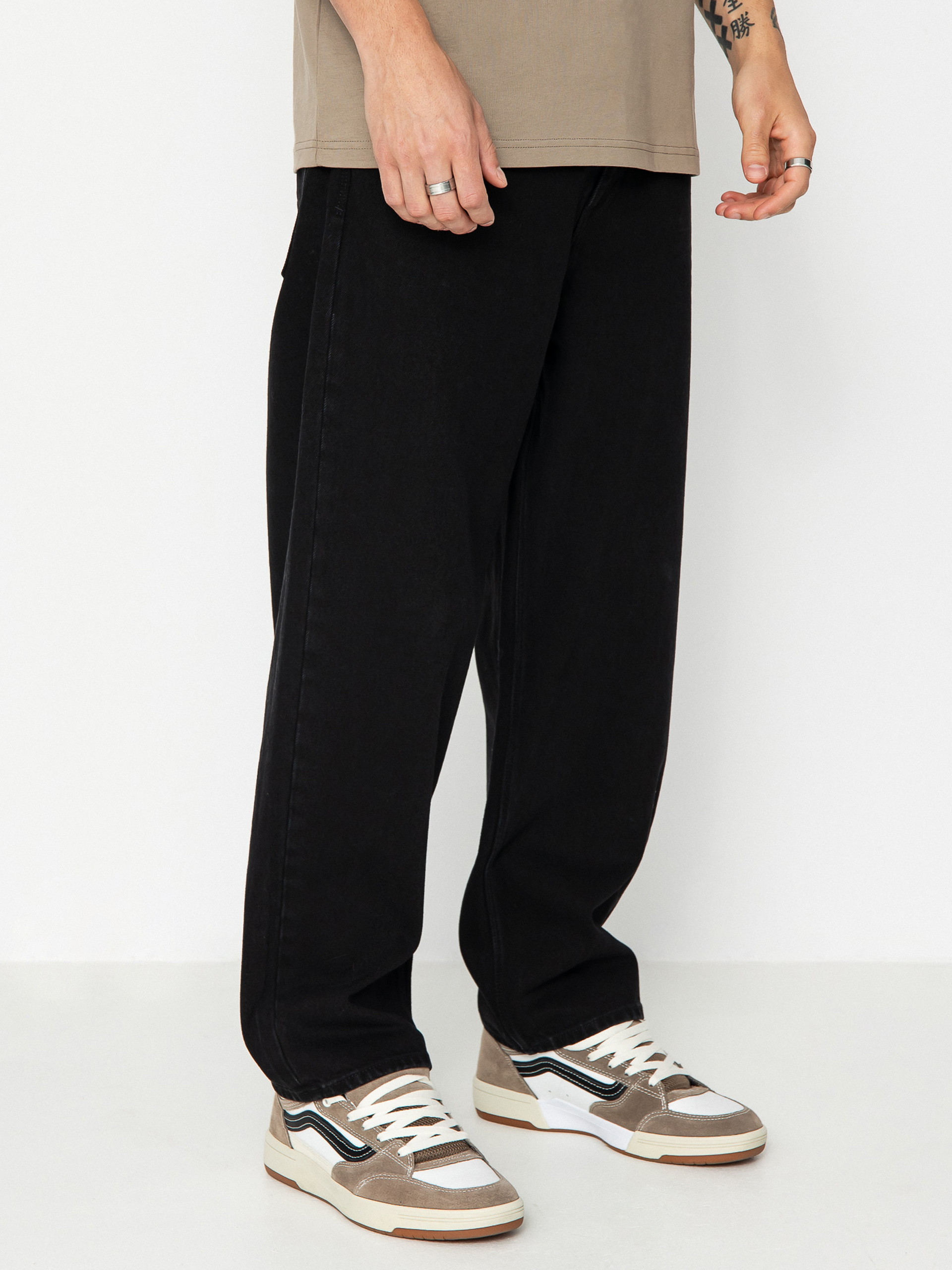 Volcom Billow Tapered Denim Kisnadrág (black)