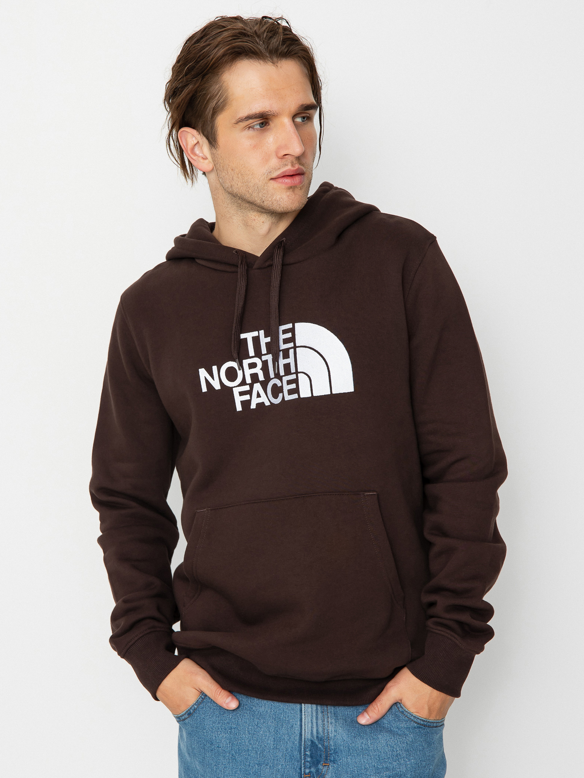The North Face Drew Peak HD Kapucnis pulóver (coal brown)