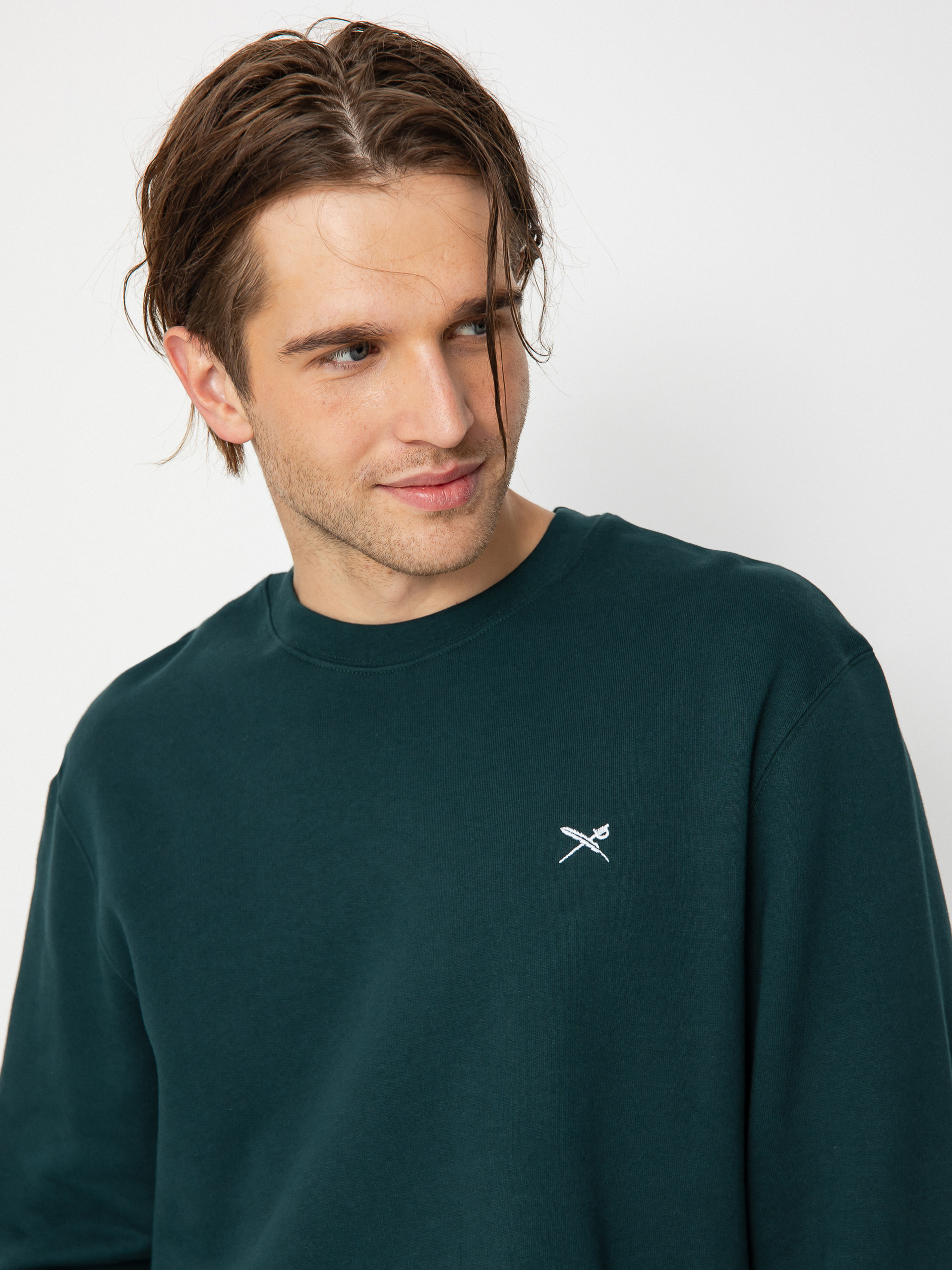 Iriedaily Mini Flag 2 Pulóver (night forest)