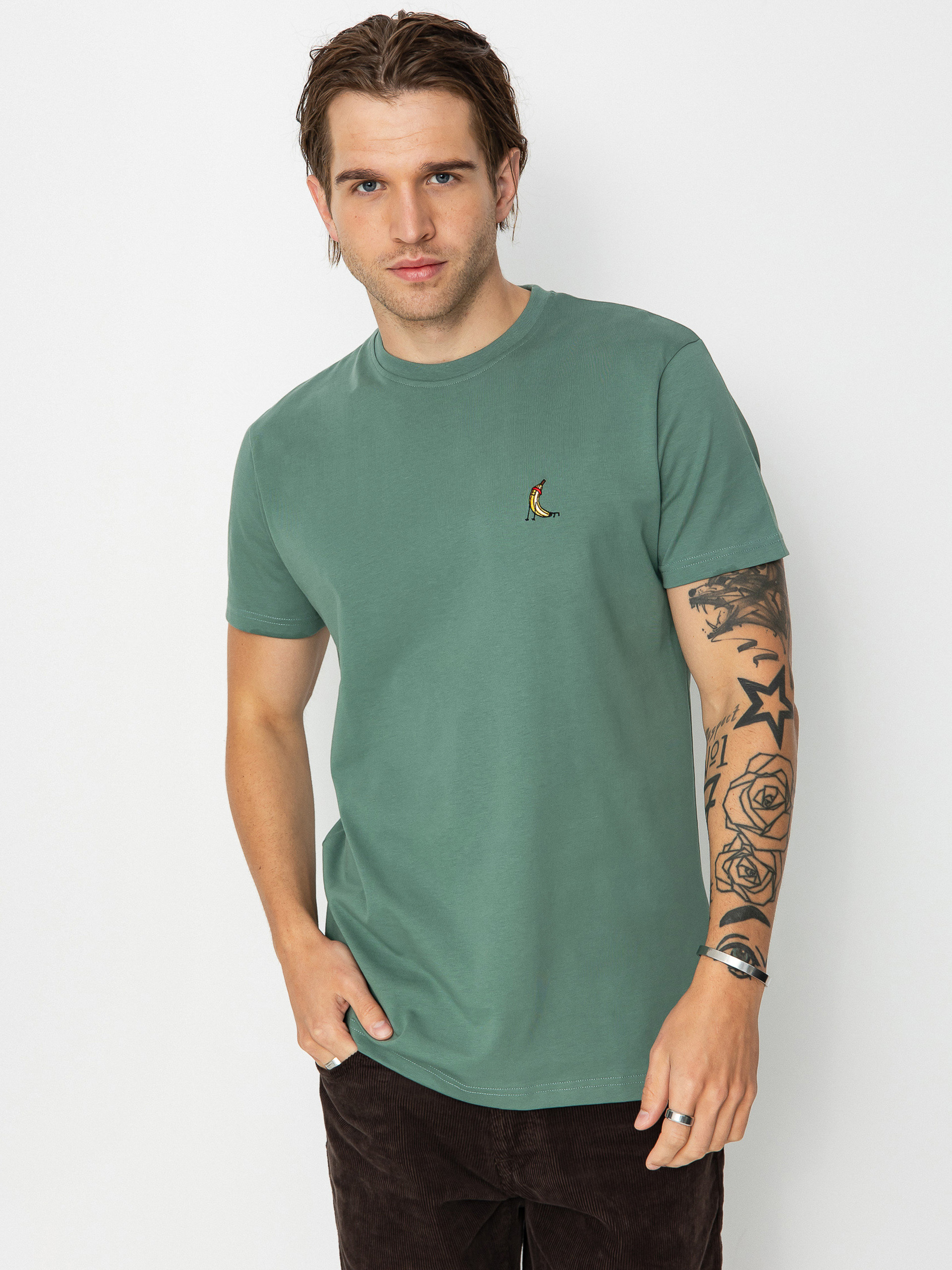 Iriedaily Gonana Emb Póló (jungle green)