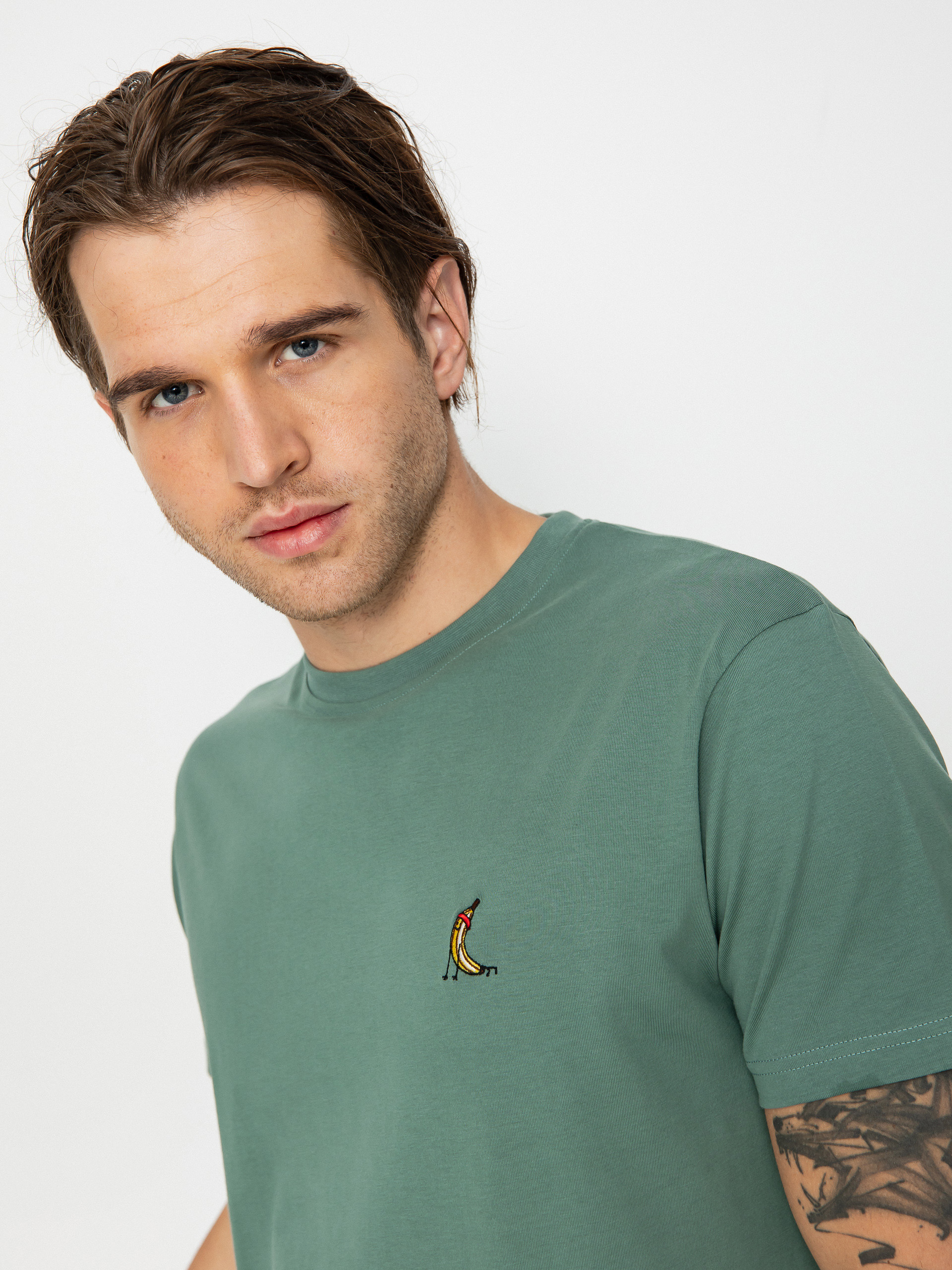 Iriedaily Gonana Emb Póló (jungle green)