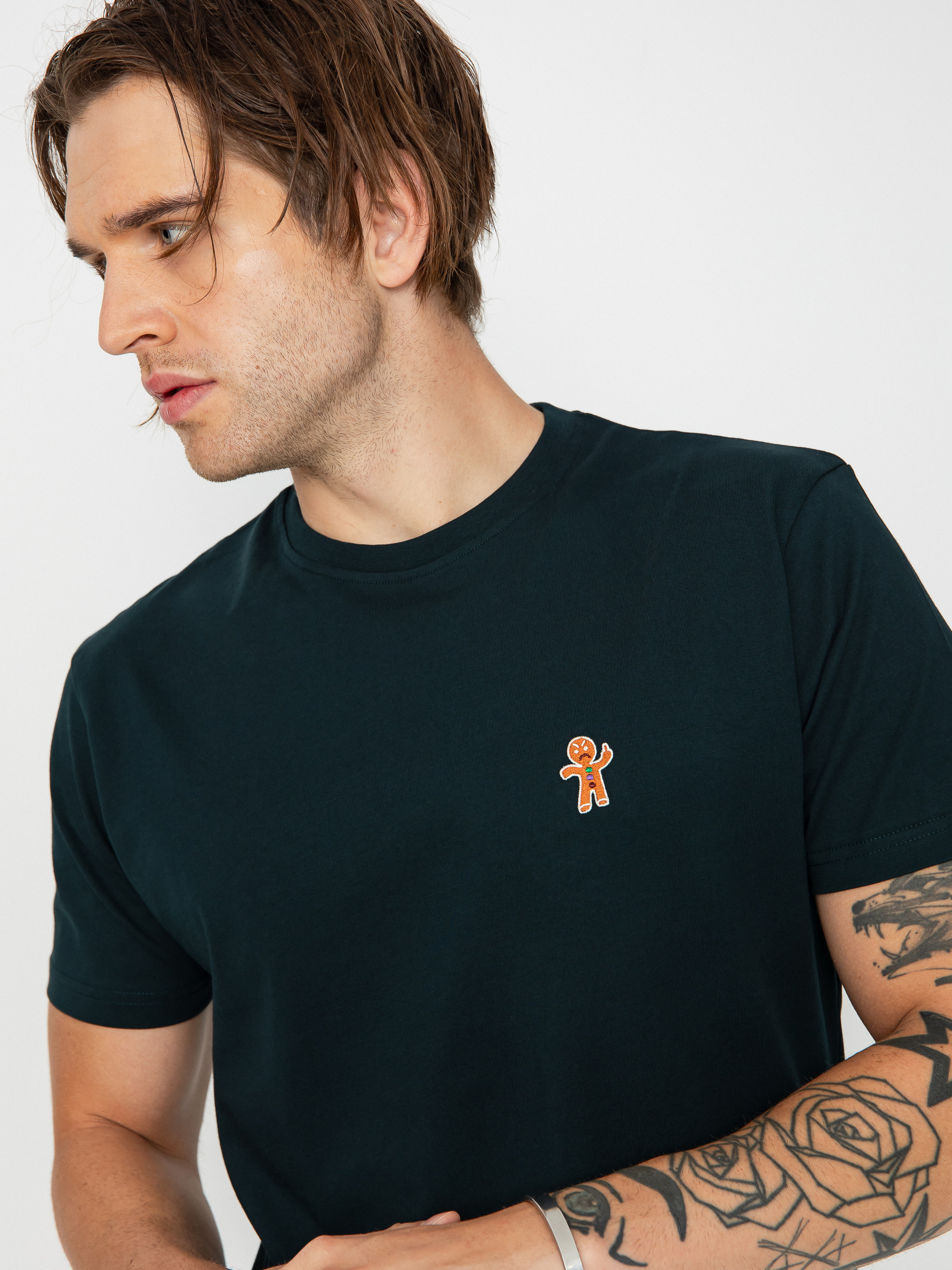 Iriedaily Cookieman Emb Póló (night forest)