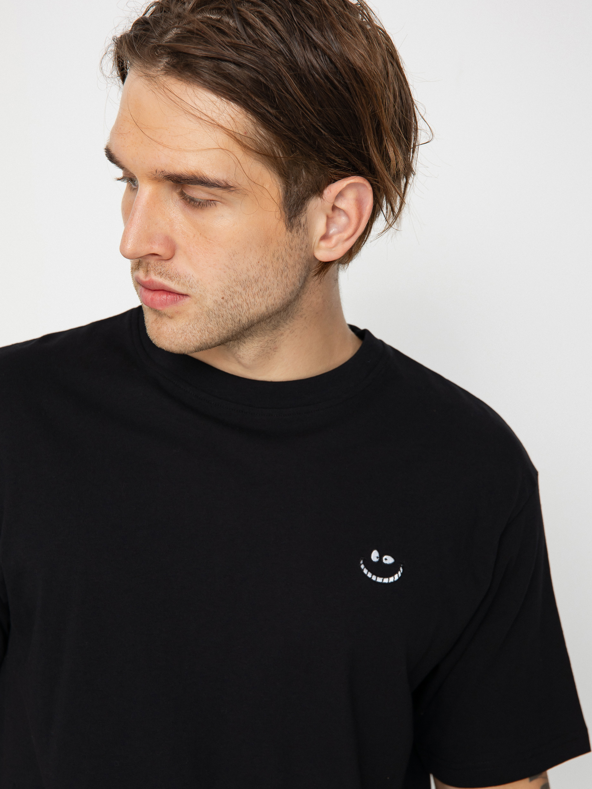 Iriedaily Grin Cat Póló (black)