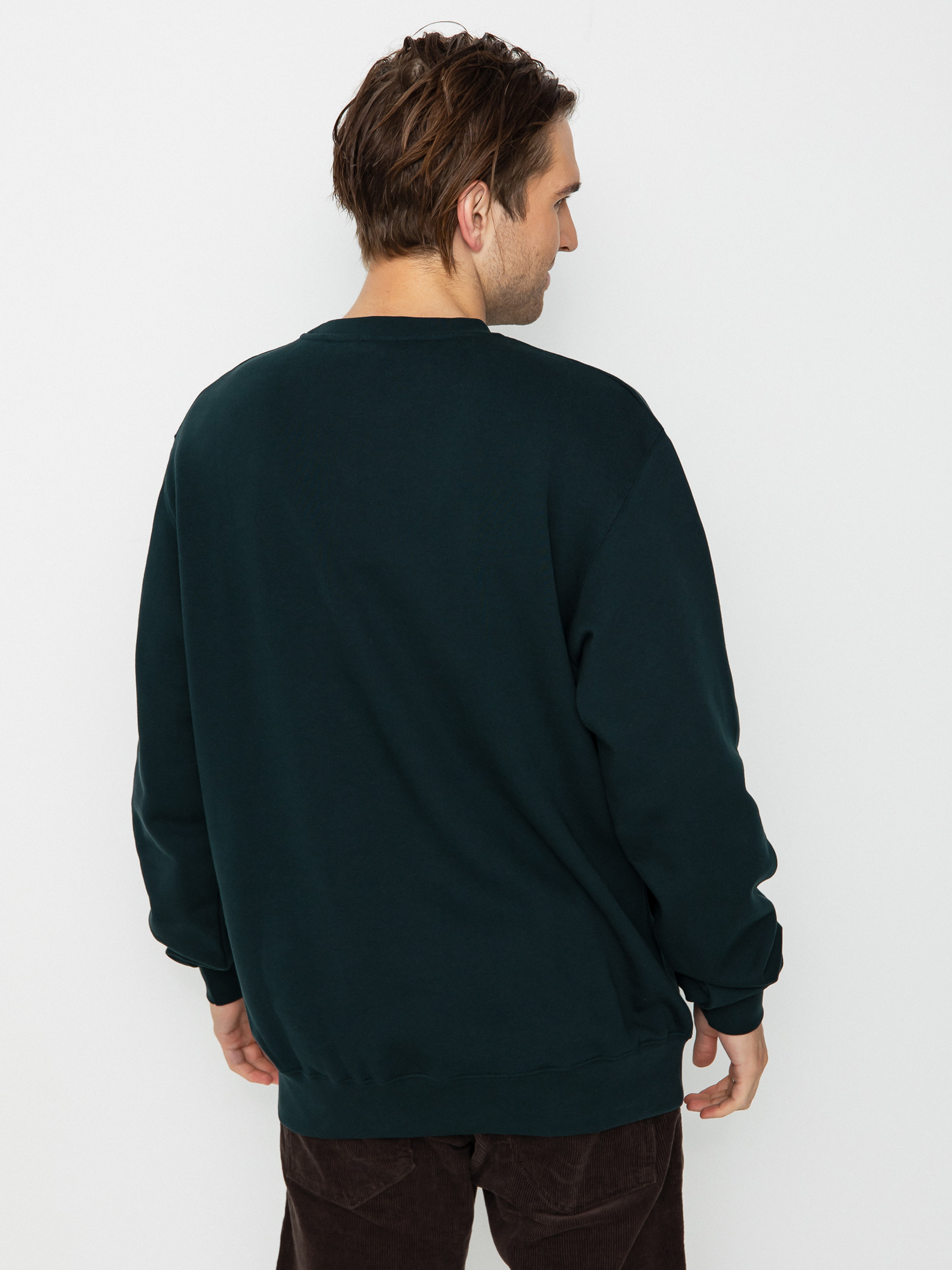 Iriedaily Smokey Emb Pulóver (night forest)