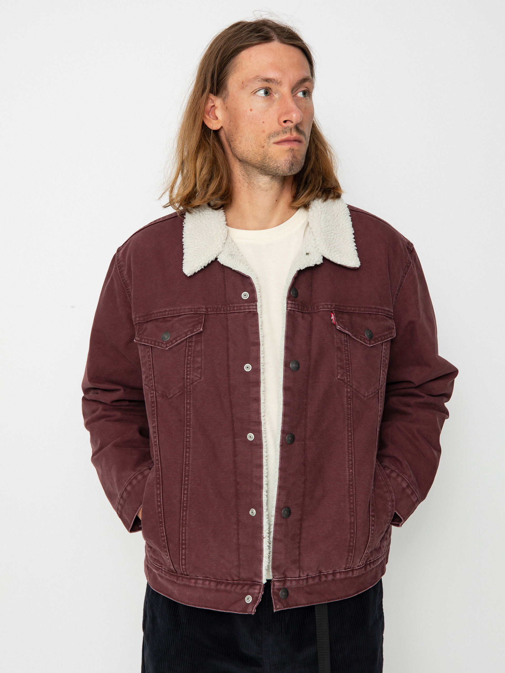 Levi's® Type 3 Sherpa Trucker Dzseki (decadent chocolate)