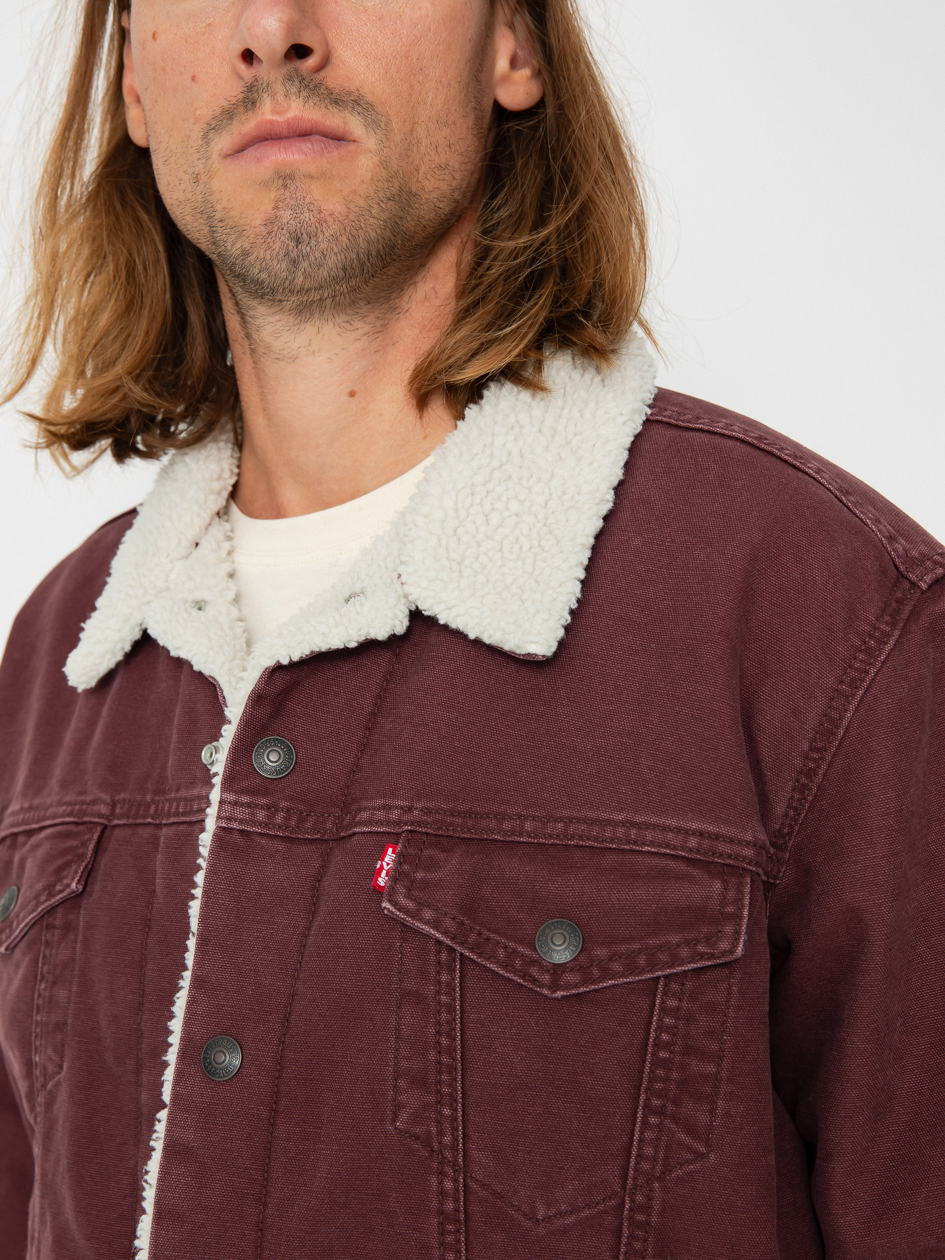 Levi's® Type 3 Sherpa Trucker Dzseki (decadent chocolate)