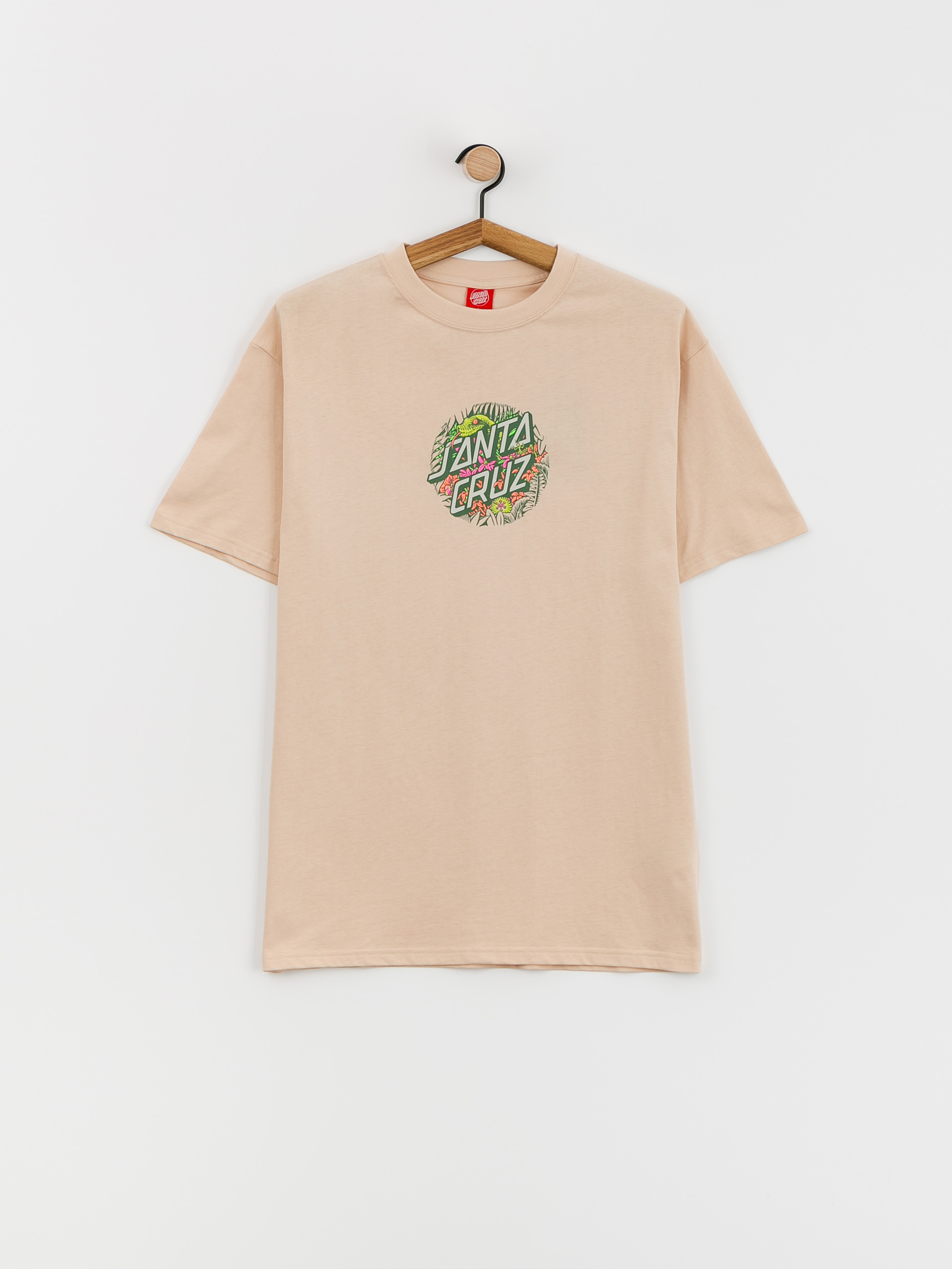 Santa Cruz Asp Flores Dot Front Ujjatlan felső (oat)