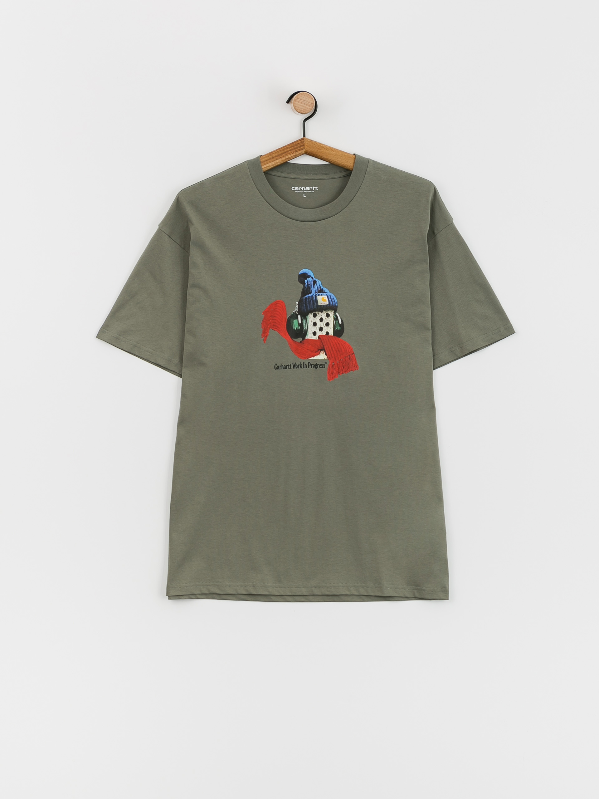 Carhartt WIP Stone Cold Ujjatlan felső (smoke green)