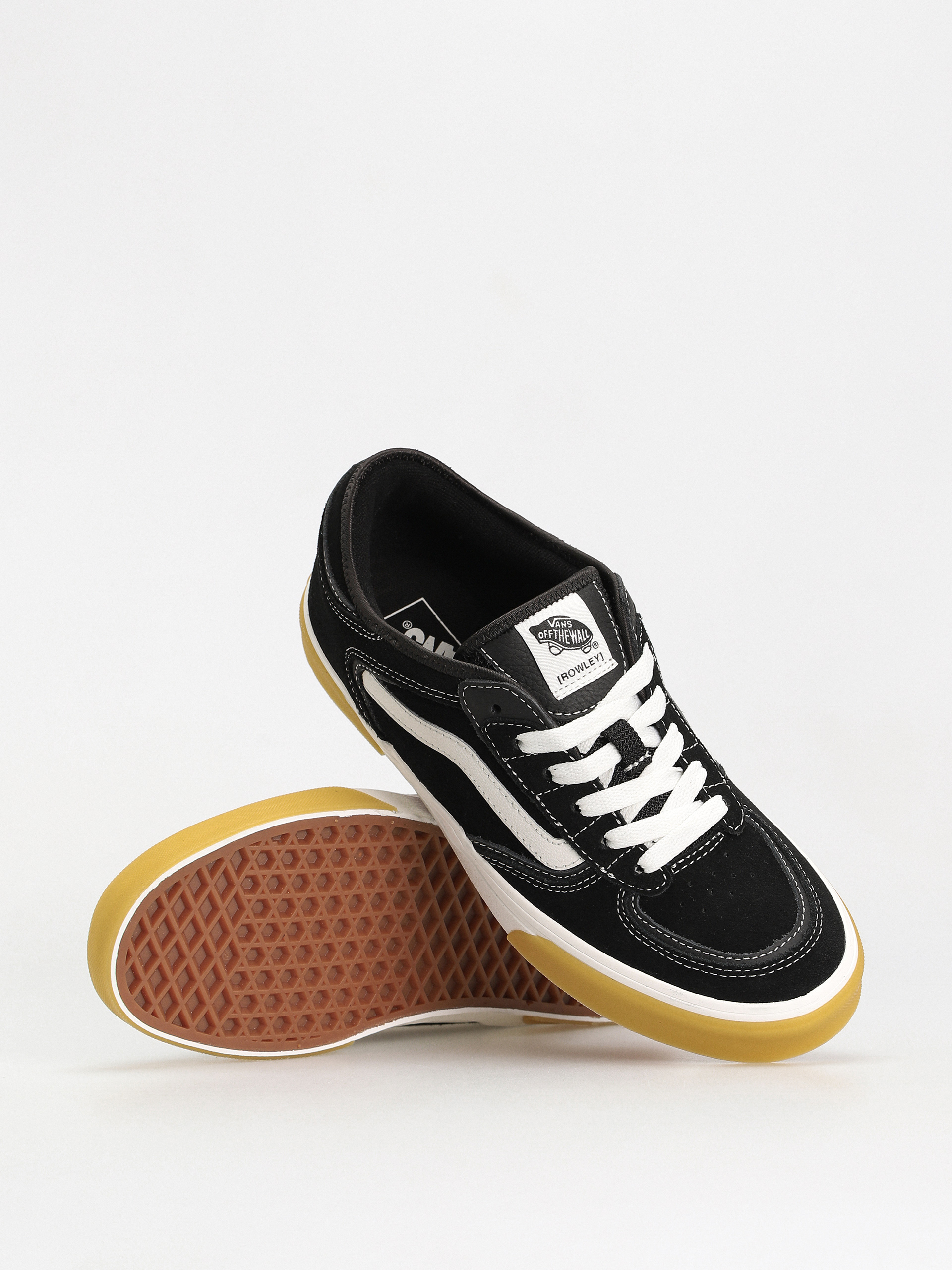 Vans Rowley Classic Cipők (black/white/gum)