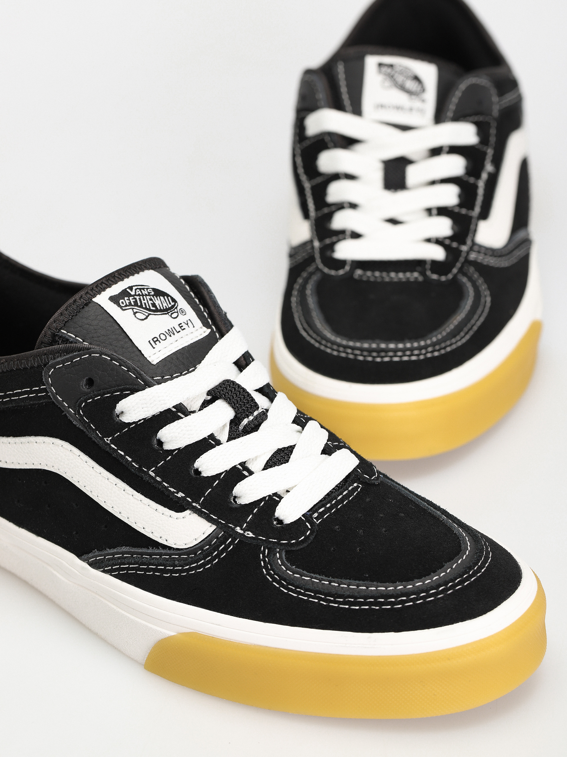 Vans Rowley Classic Cipők (black/white/gum)