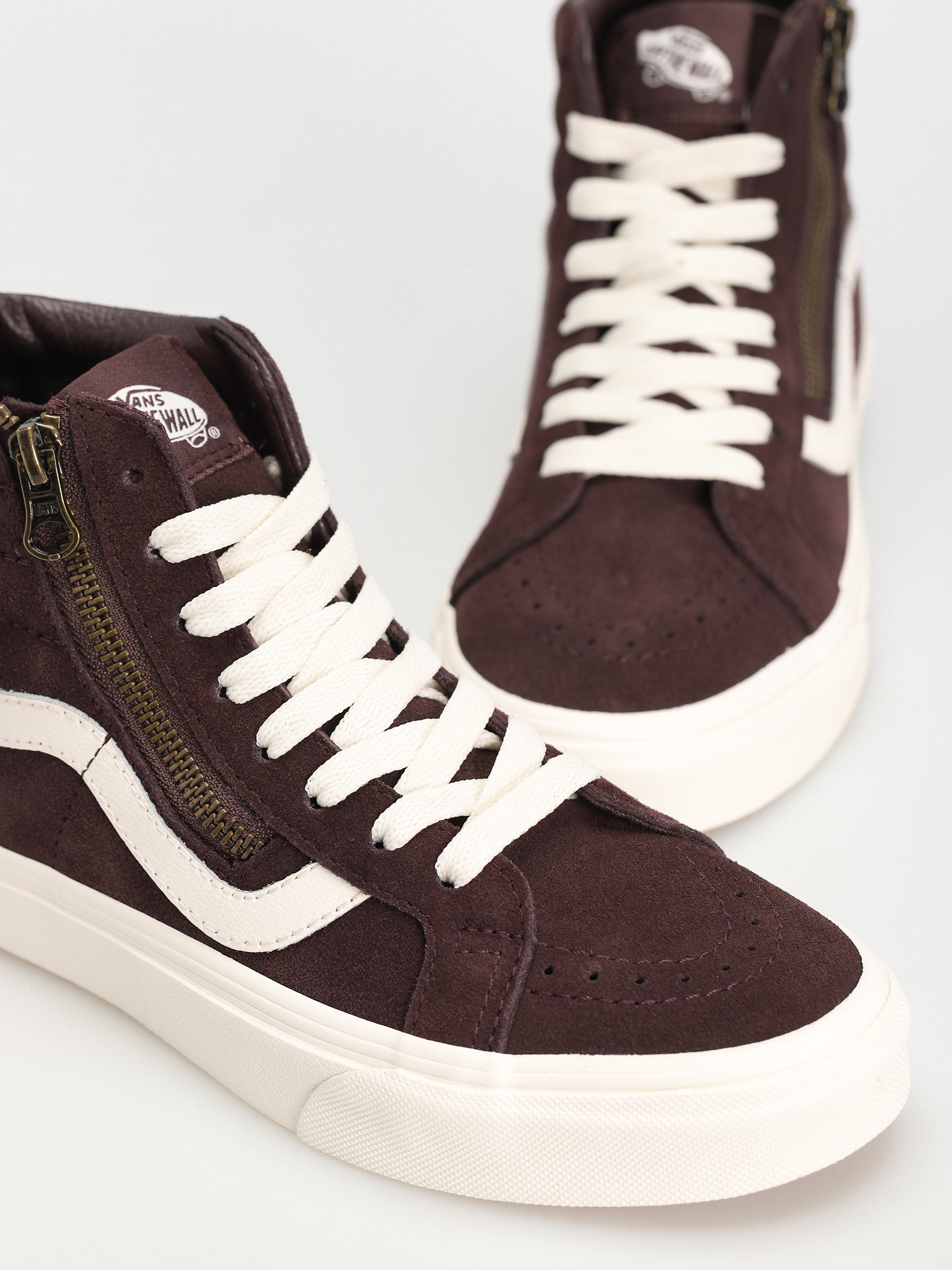 Vans Sk8 Hi Reissue Side Zip Cipők (cozy hug dark brown)