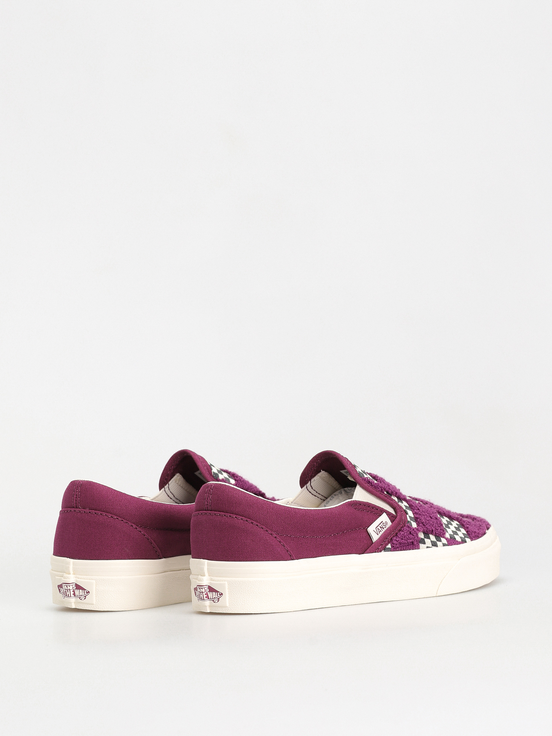 Vans Classic Slip On Cipők (tufted check dark purple)