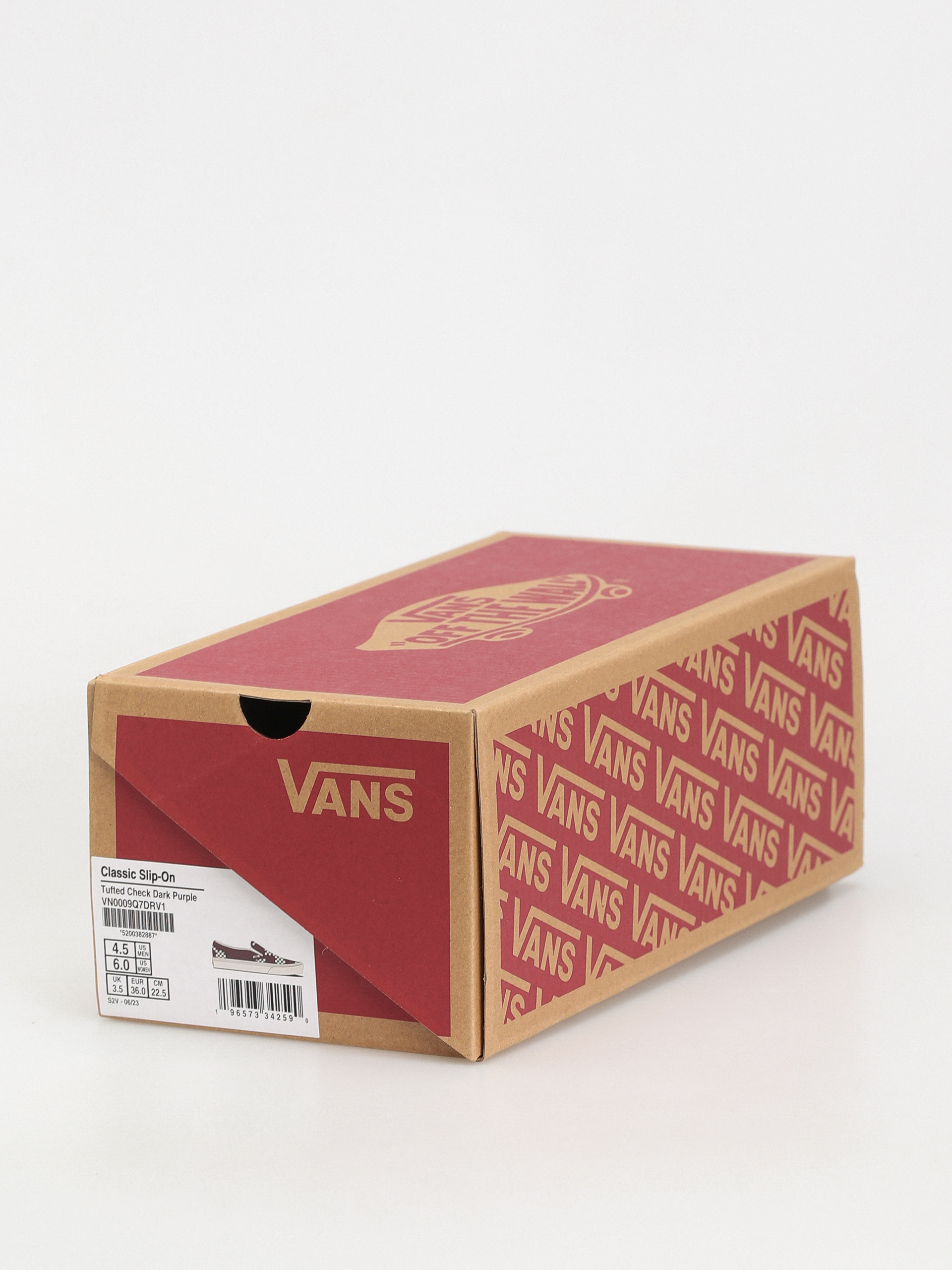 Vans Classic Slip On Cipők (tufted check dark purple)
