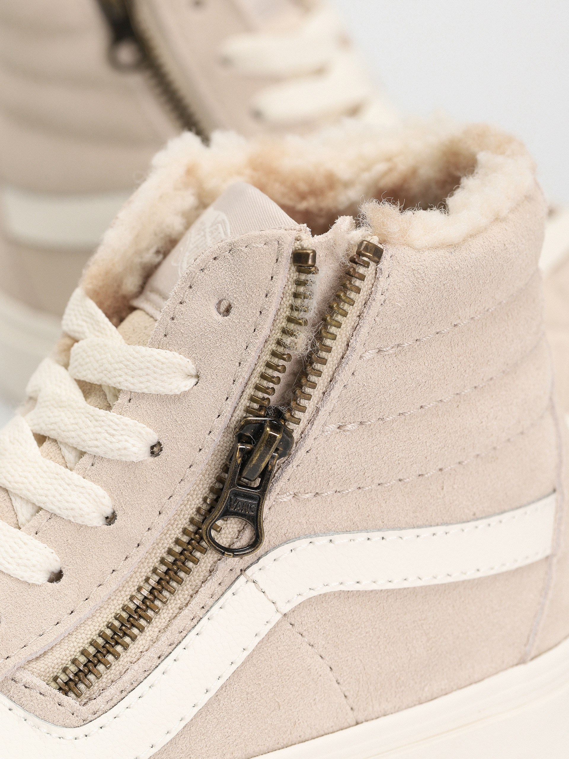 Vans Sk8 Hi Reissue Side Zip Cipők (cozy hug french oak)