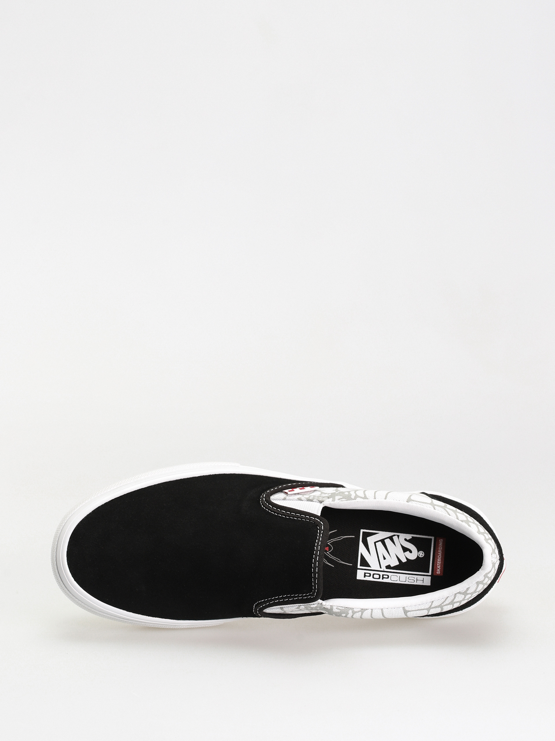 Vans Skate Slip On Cipők (black widow spider black/white/red)