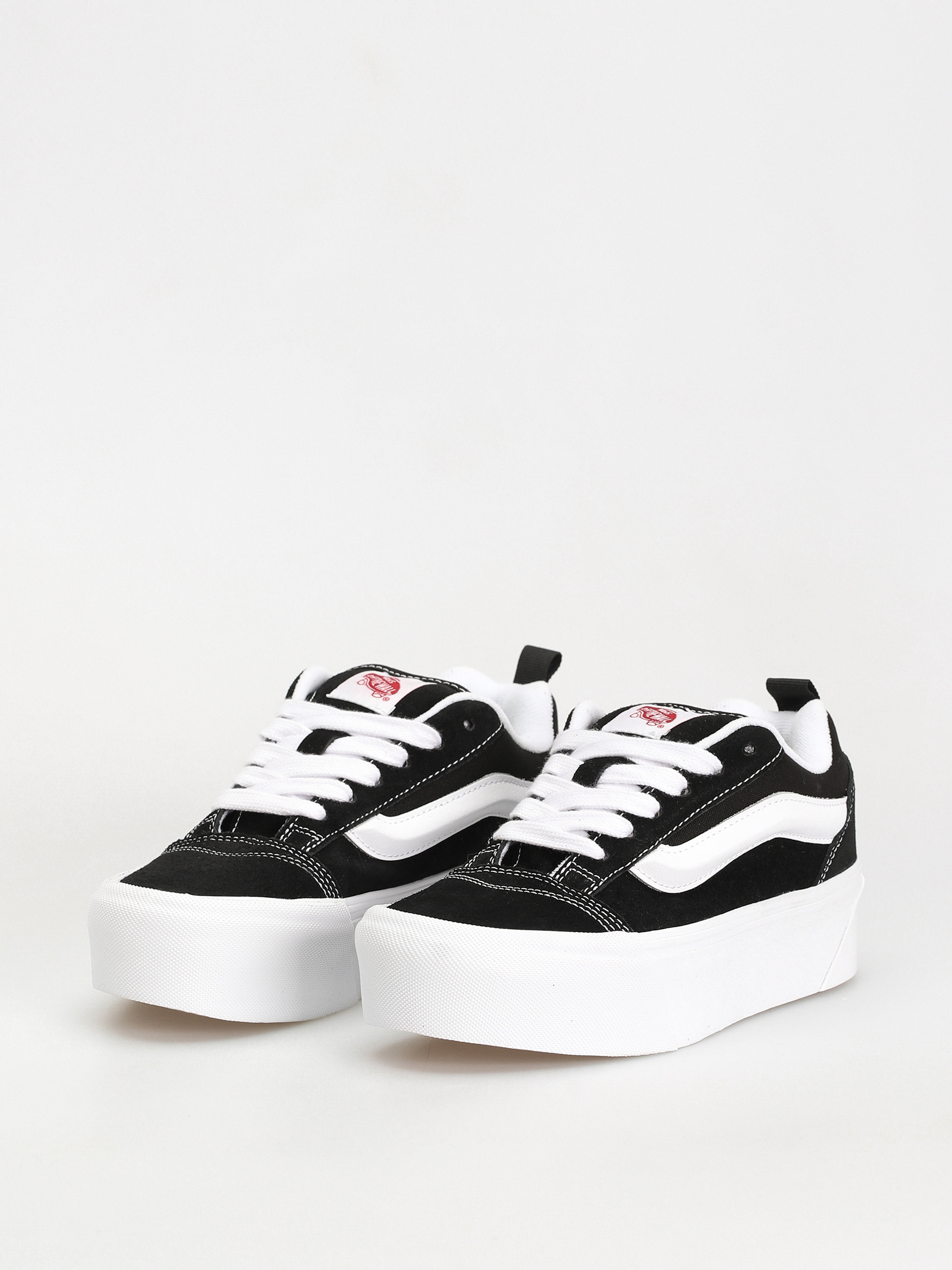 Vans Knu Stack Cipők (black/true white)