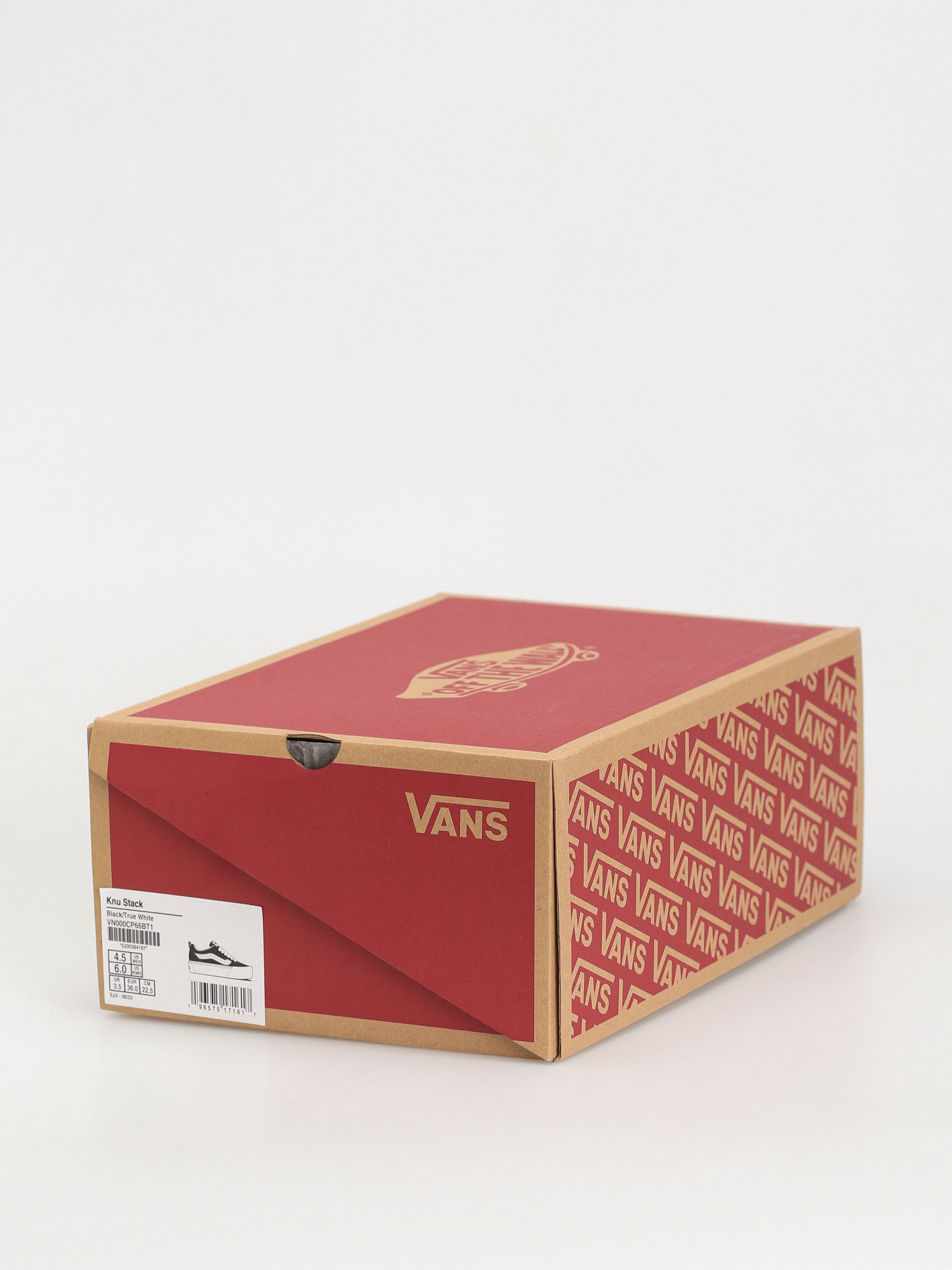 Vans Knu Stack Cipők (black/true white)