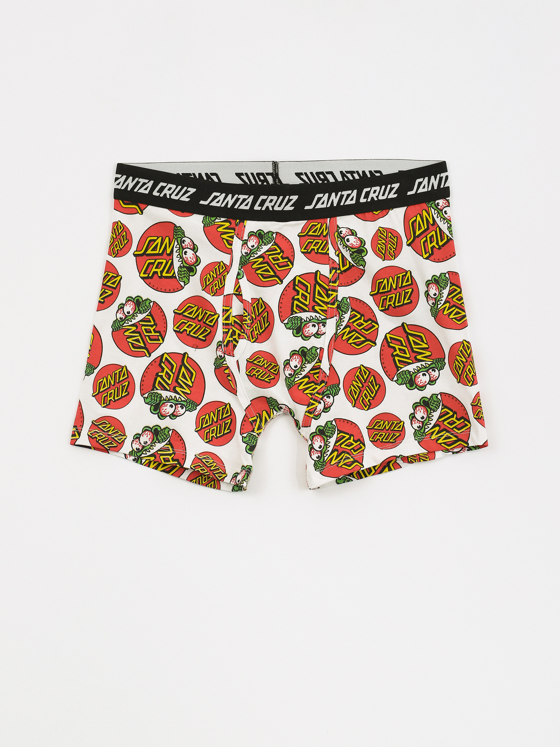 Santa Cruz Beware Dot Boxer Brief Alsónemű (white)