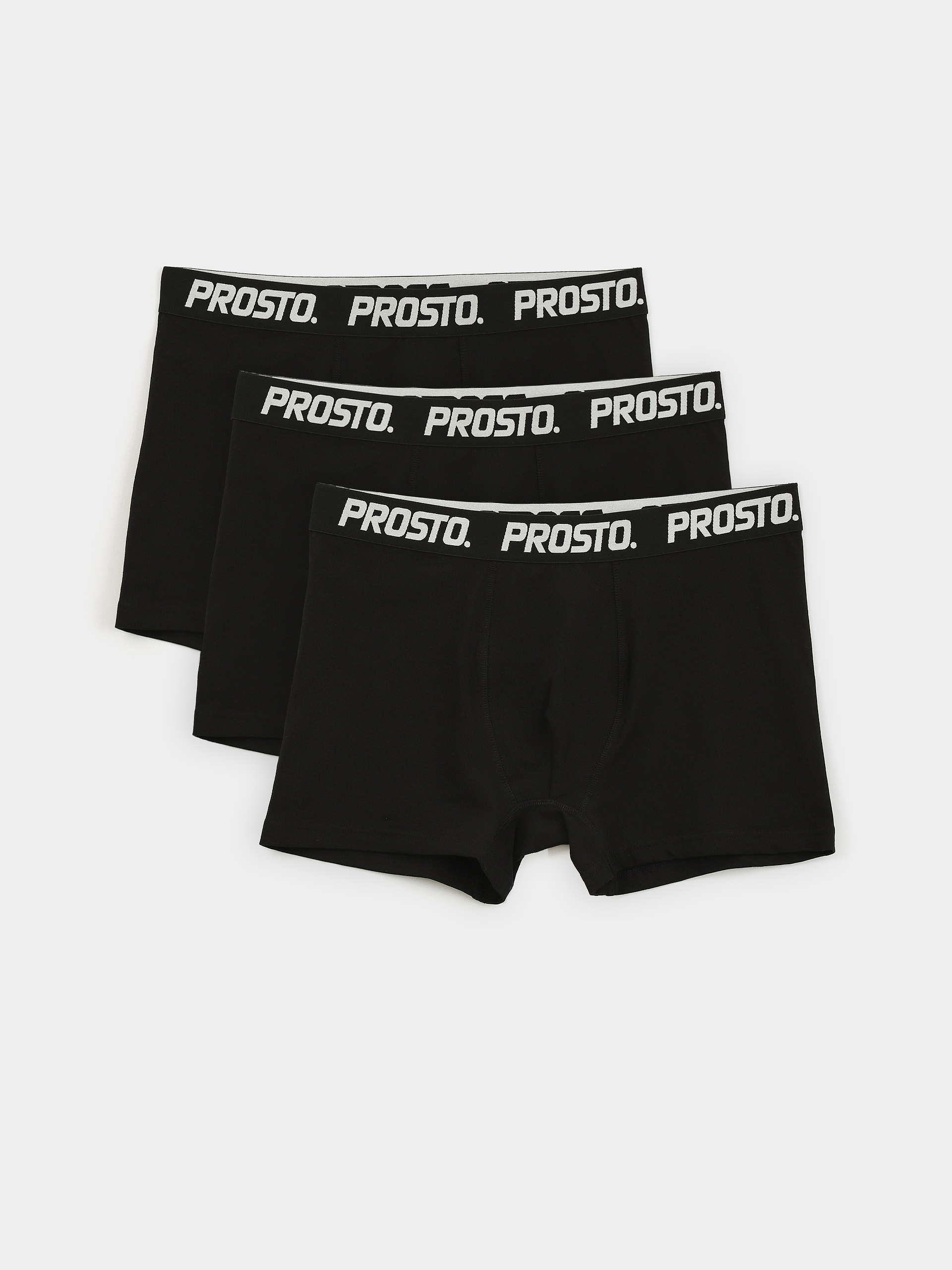 Prosto Boxers 3pack Alsónemű (black)