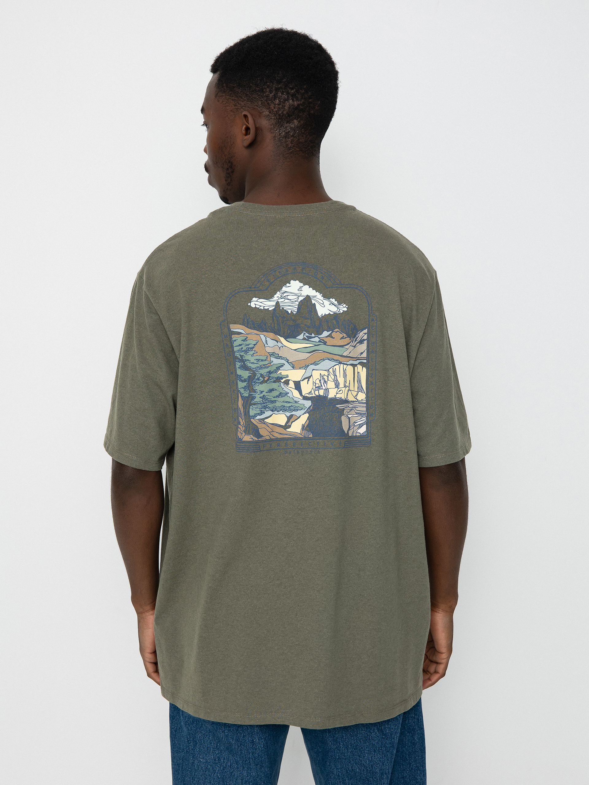 Patagonia 50 Year Responsibili Póló (the long view/sleet green)