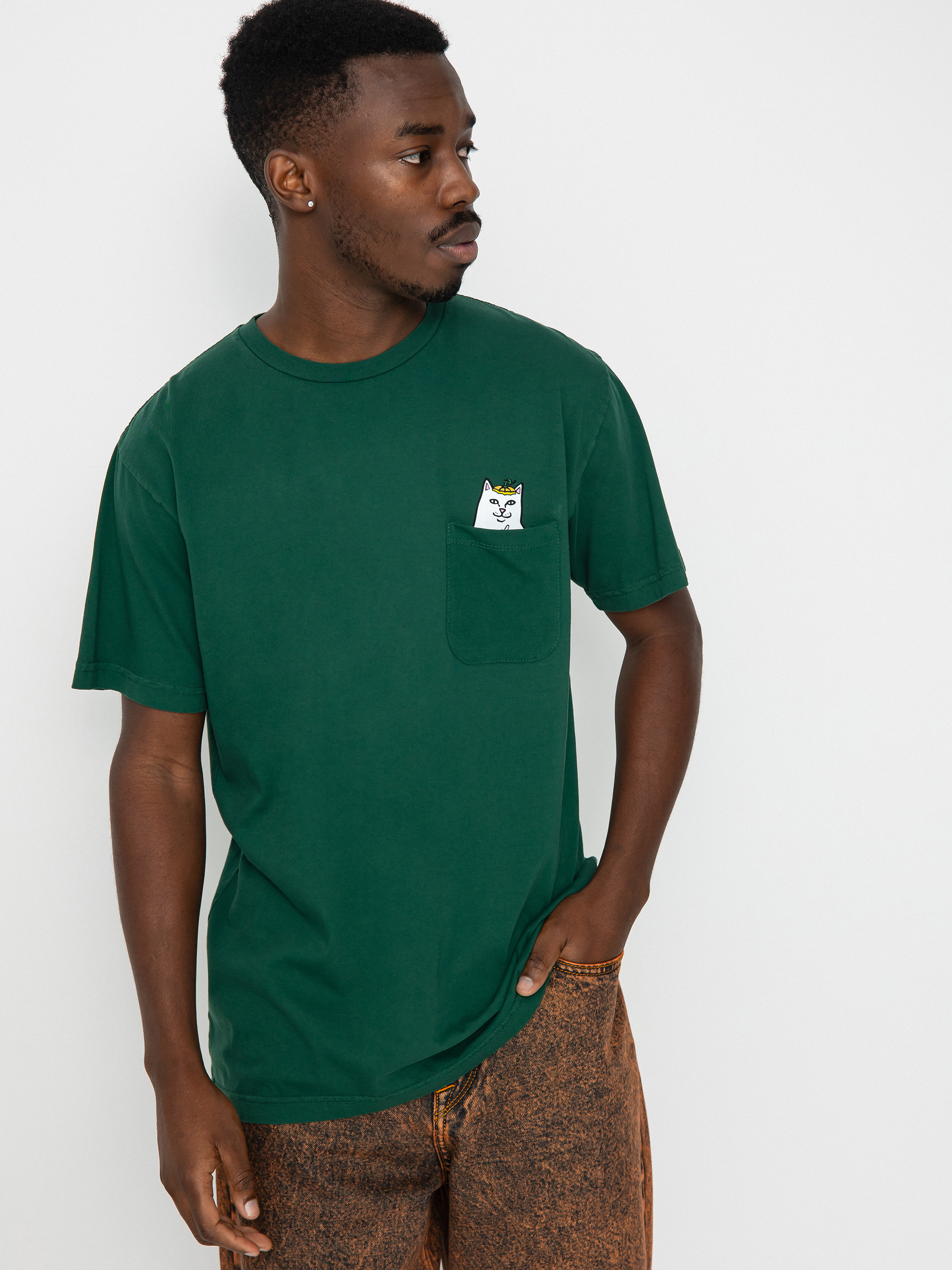 RipNDip Pumpkin Nerm Pocket Póló (hunter green)