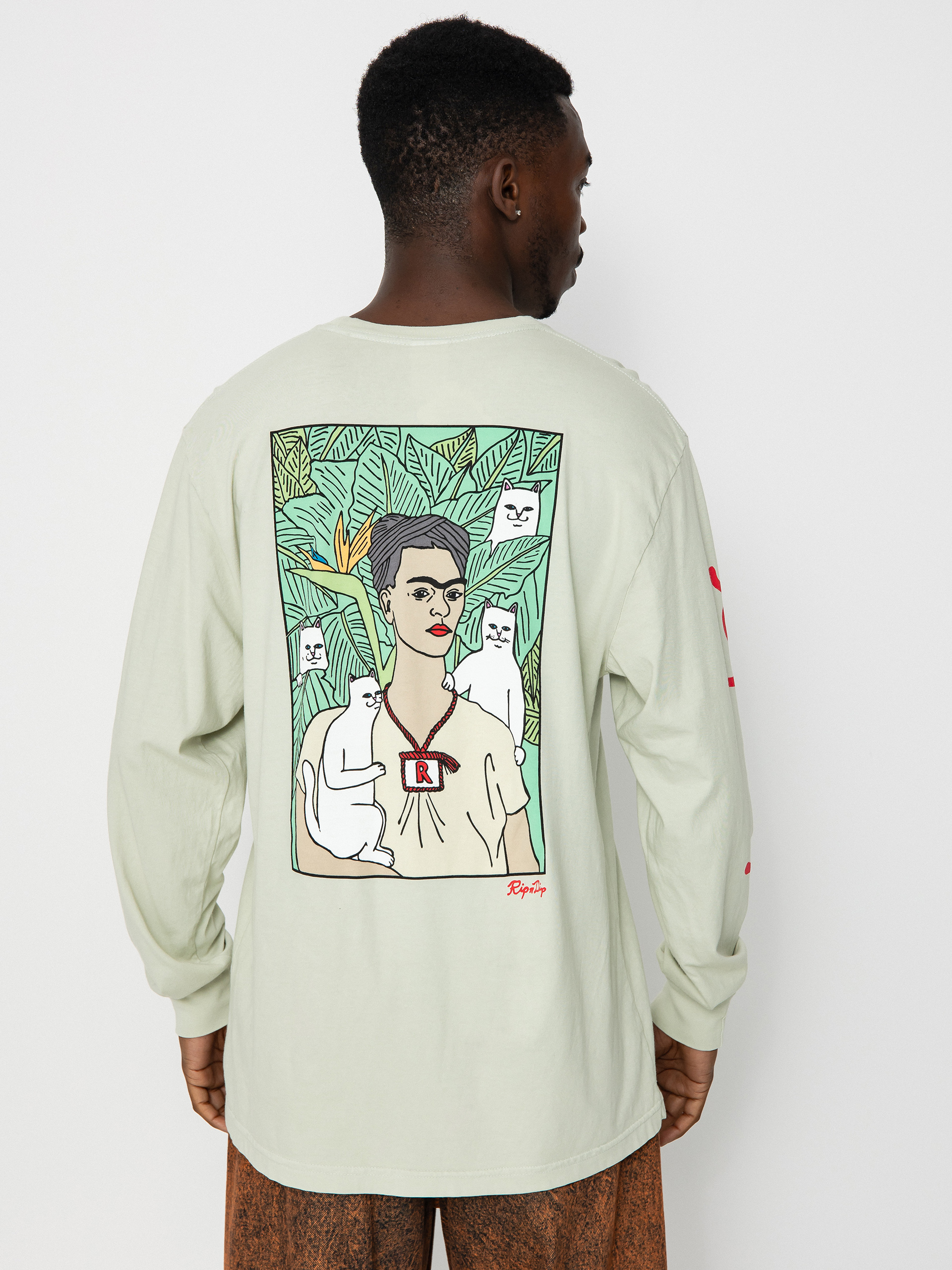RipNDip Nermal Portrait Hosszú ujjú felső (sage)
