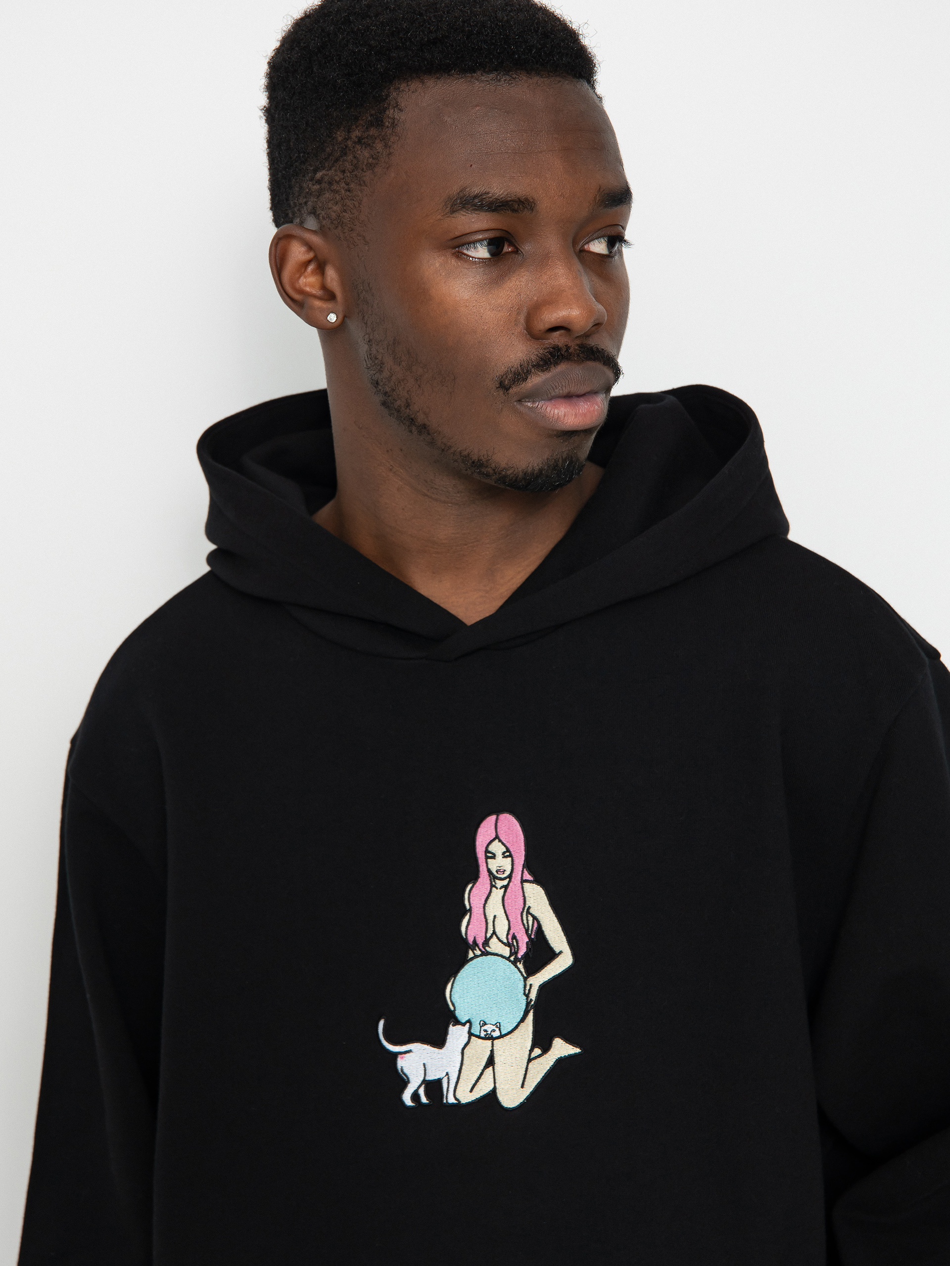 RipNDip Mirror Mirror HD Kapucnis pulóver (black)