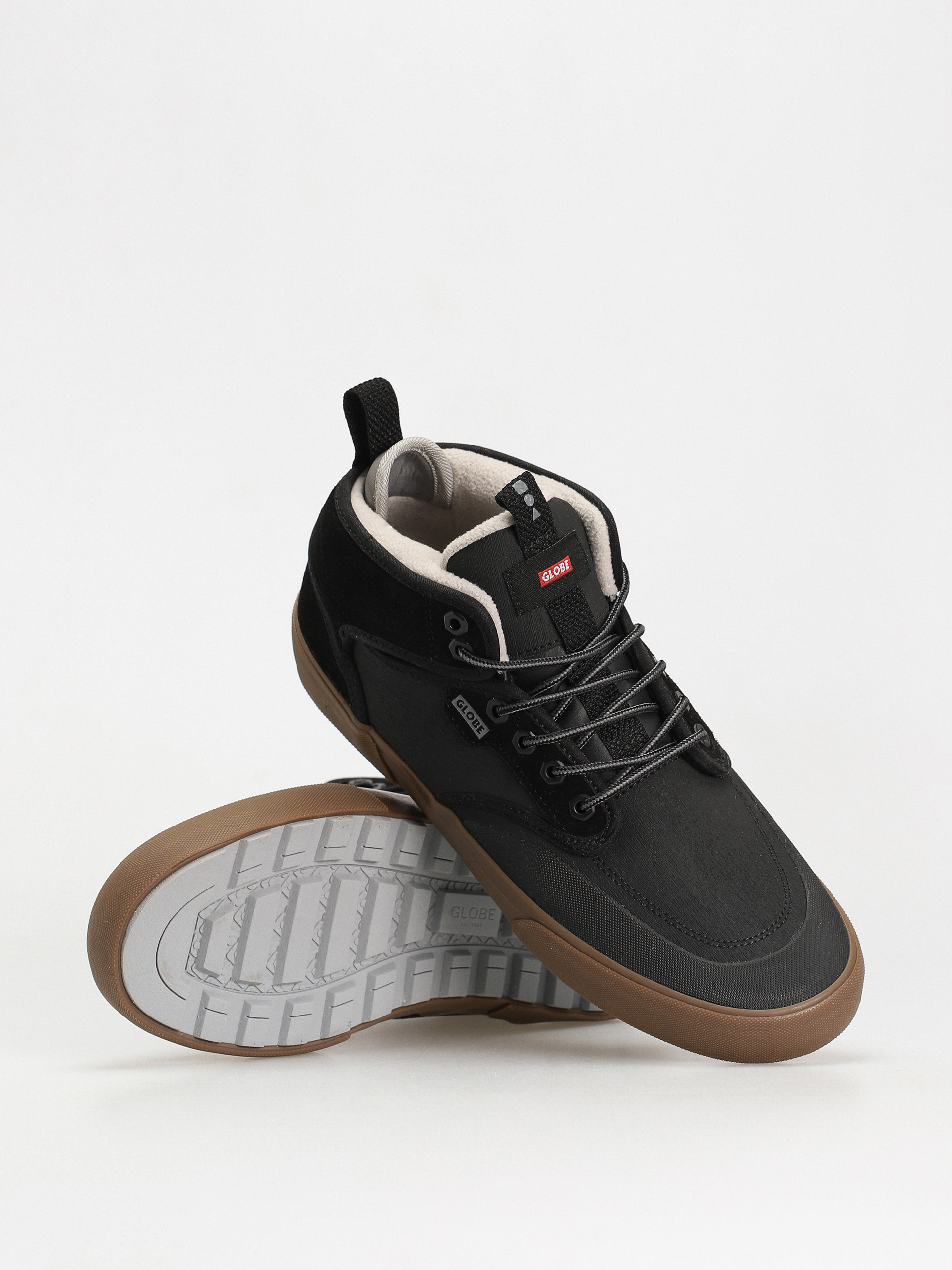 Globe Motley Mid Cipők (black/charcoal/summit)