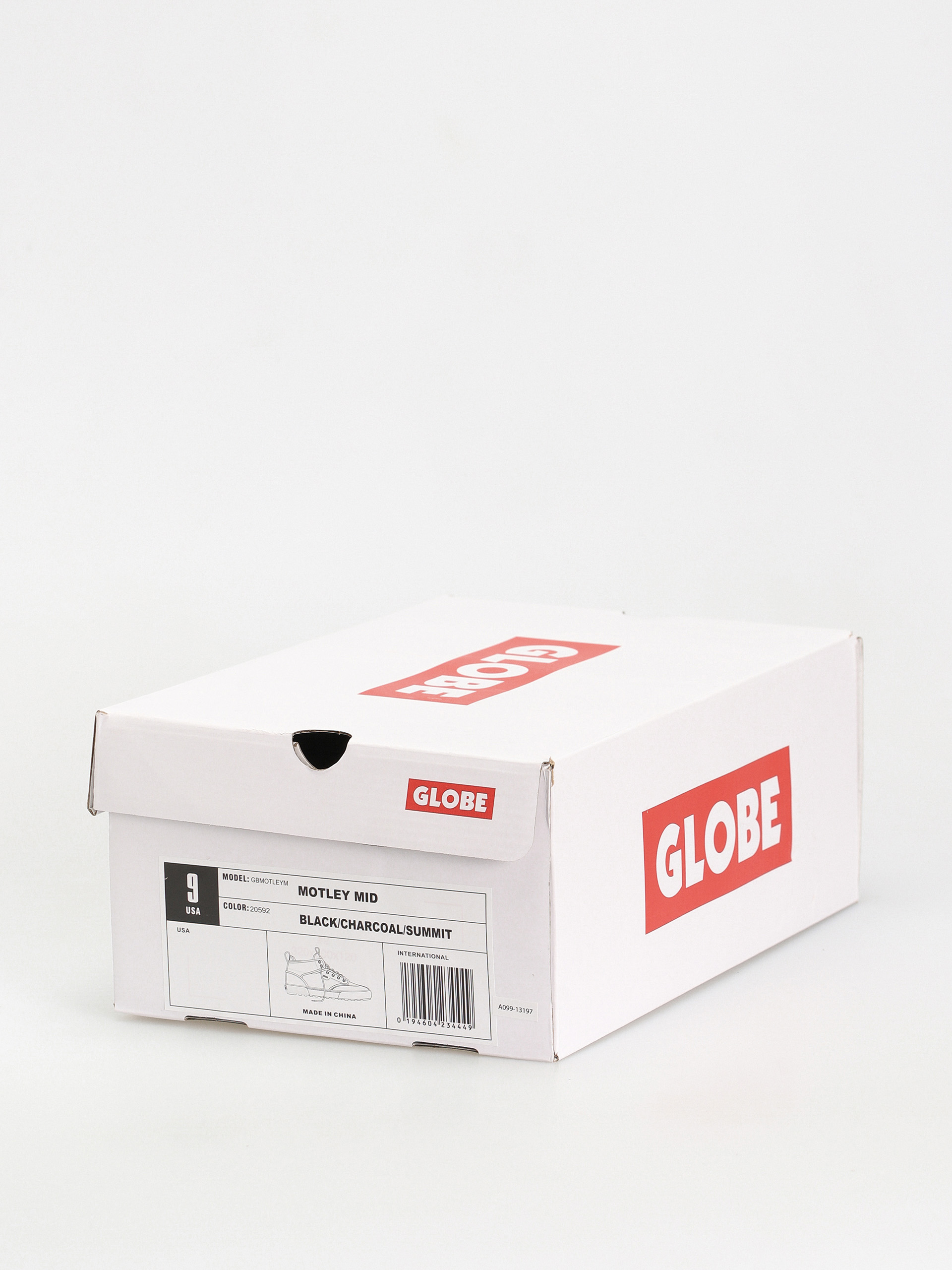 Globe Motley Mid Cipők (black/charcoal/summit)