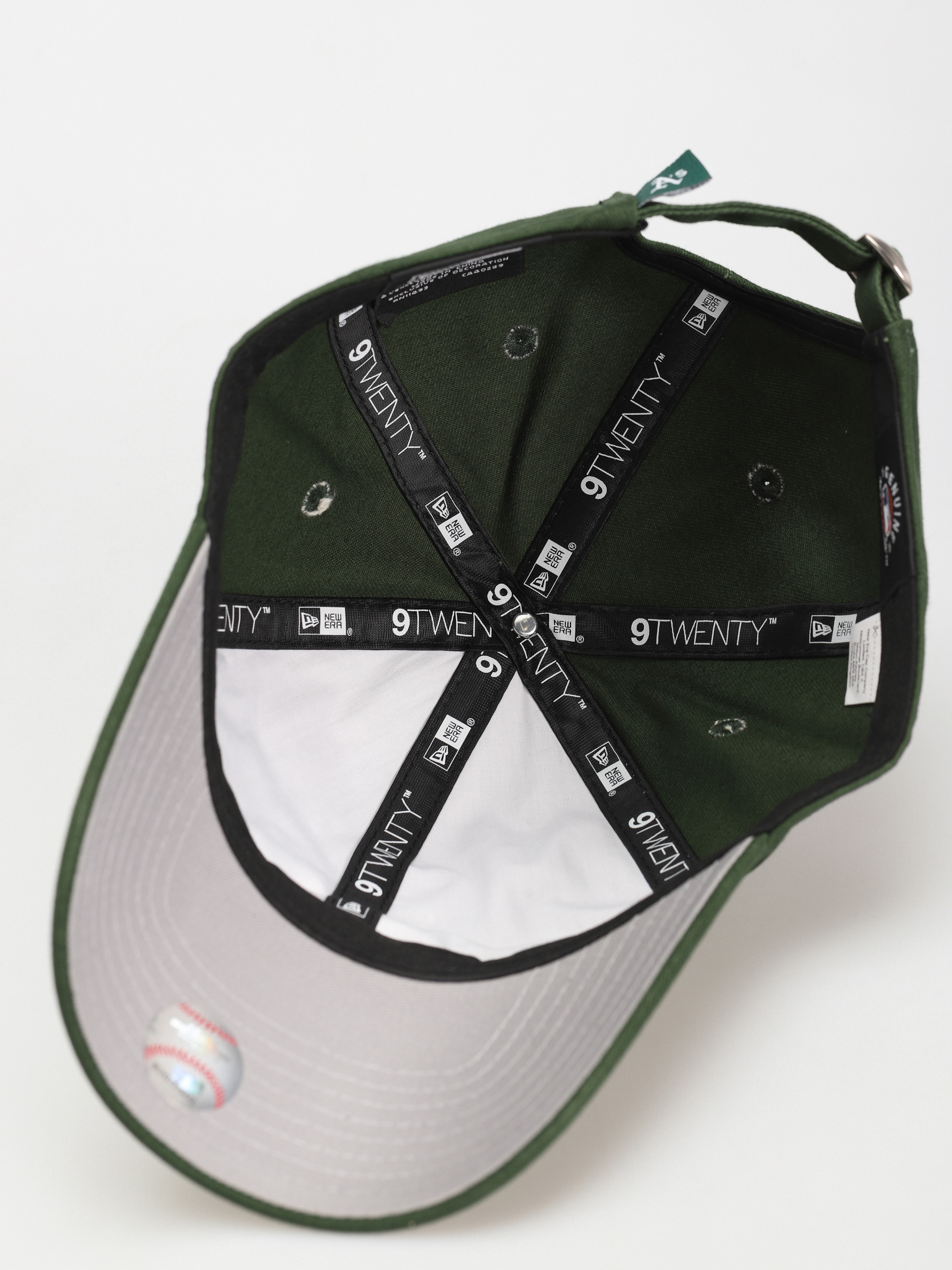 New Era Team Script 9Twenty Oakland Atheltics Baseball sapka (dark green)