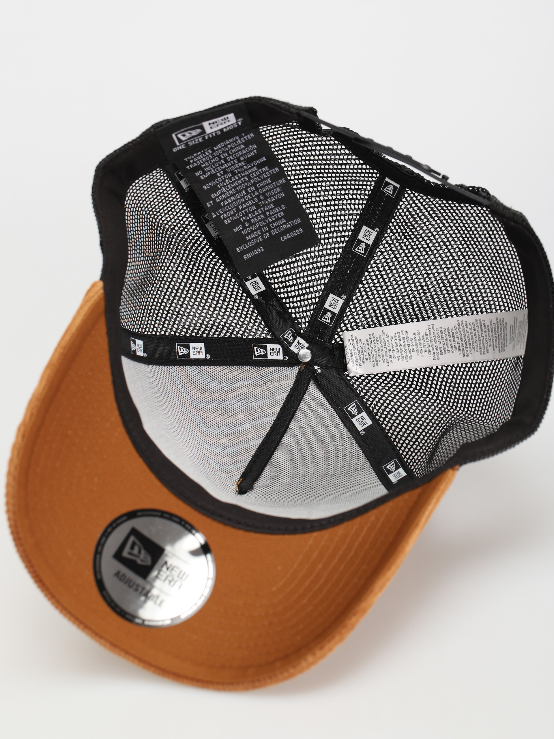 New Era Cord Trucker Baseball sapka (brown/black)
