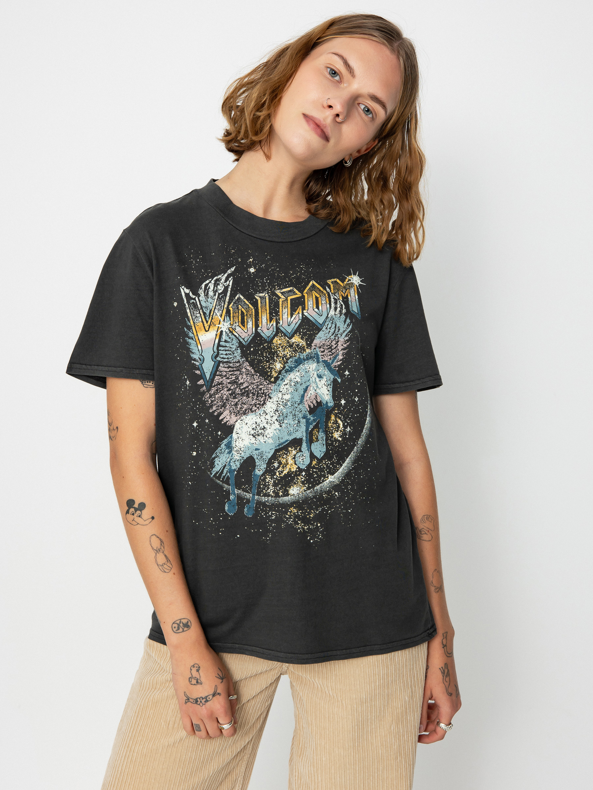 Volcom Lock It Up Póló Wmn (black)
