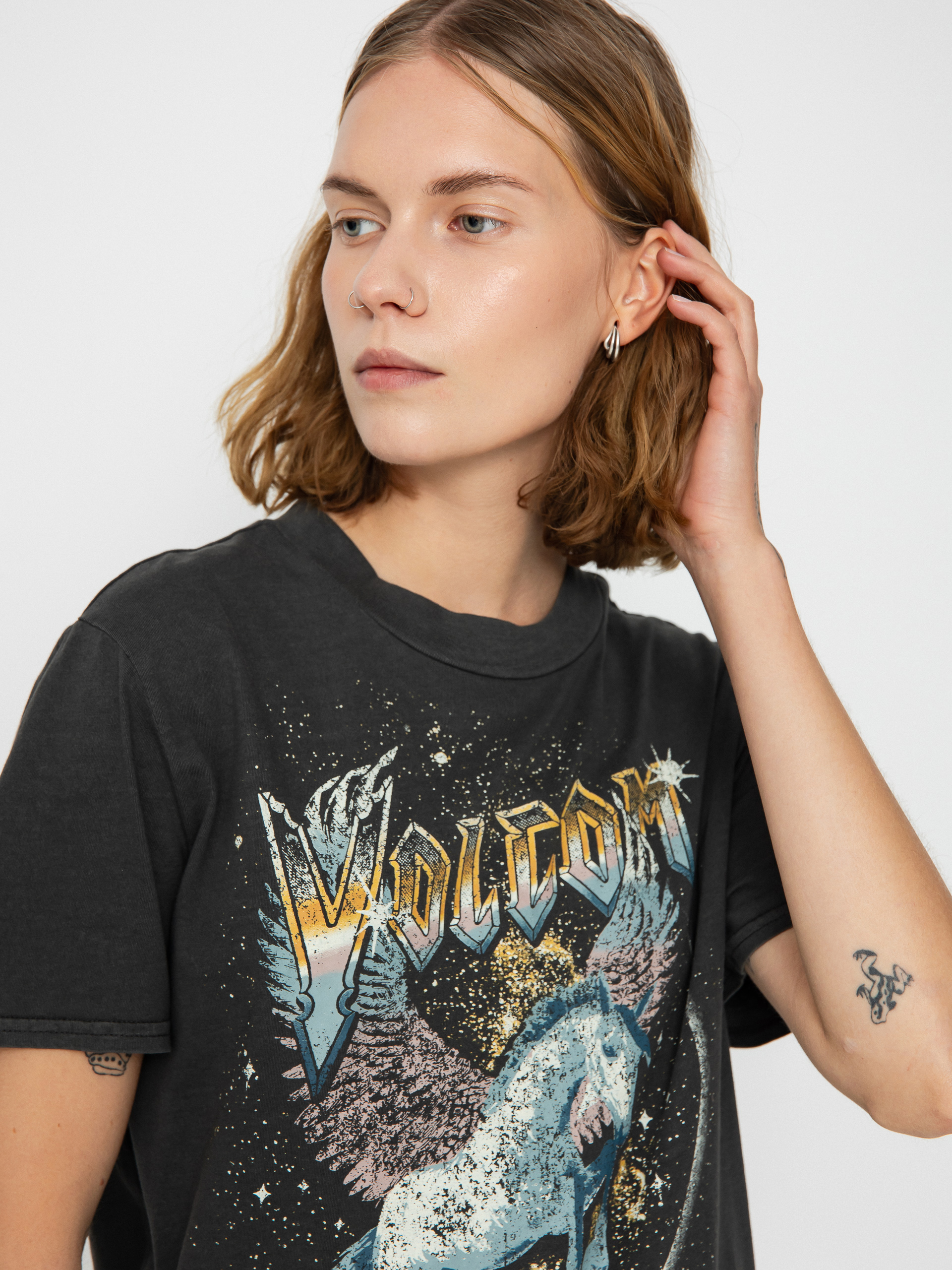 Volcom Lock It Up Póló Wmn (black)