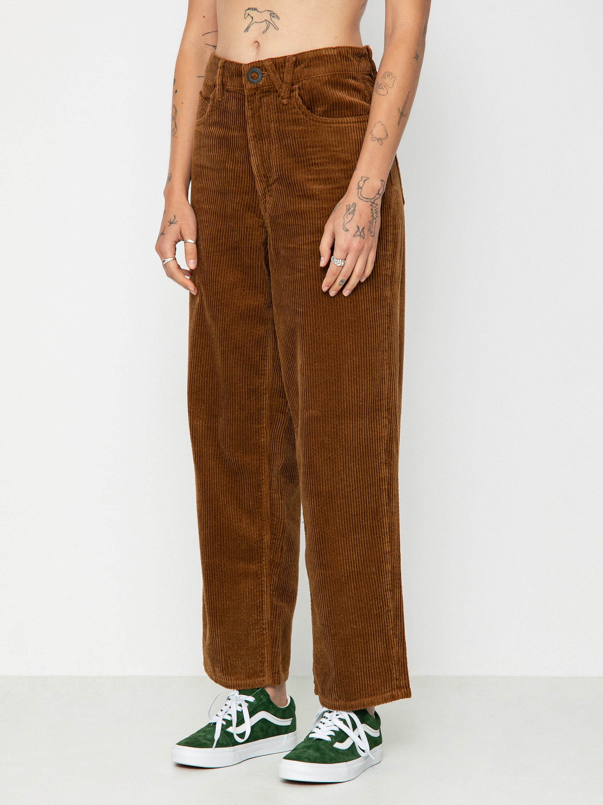 Volcom Weellow Cord Kisnadrág Wmn (toffee)