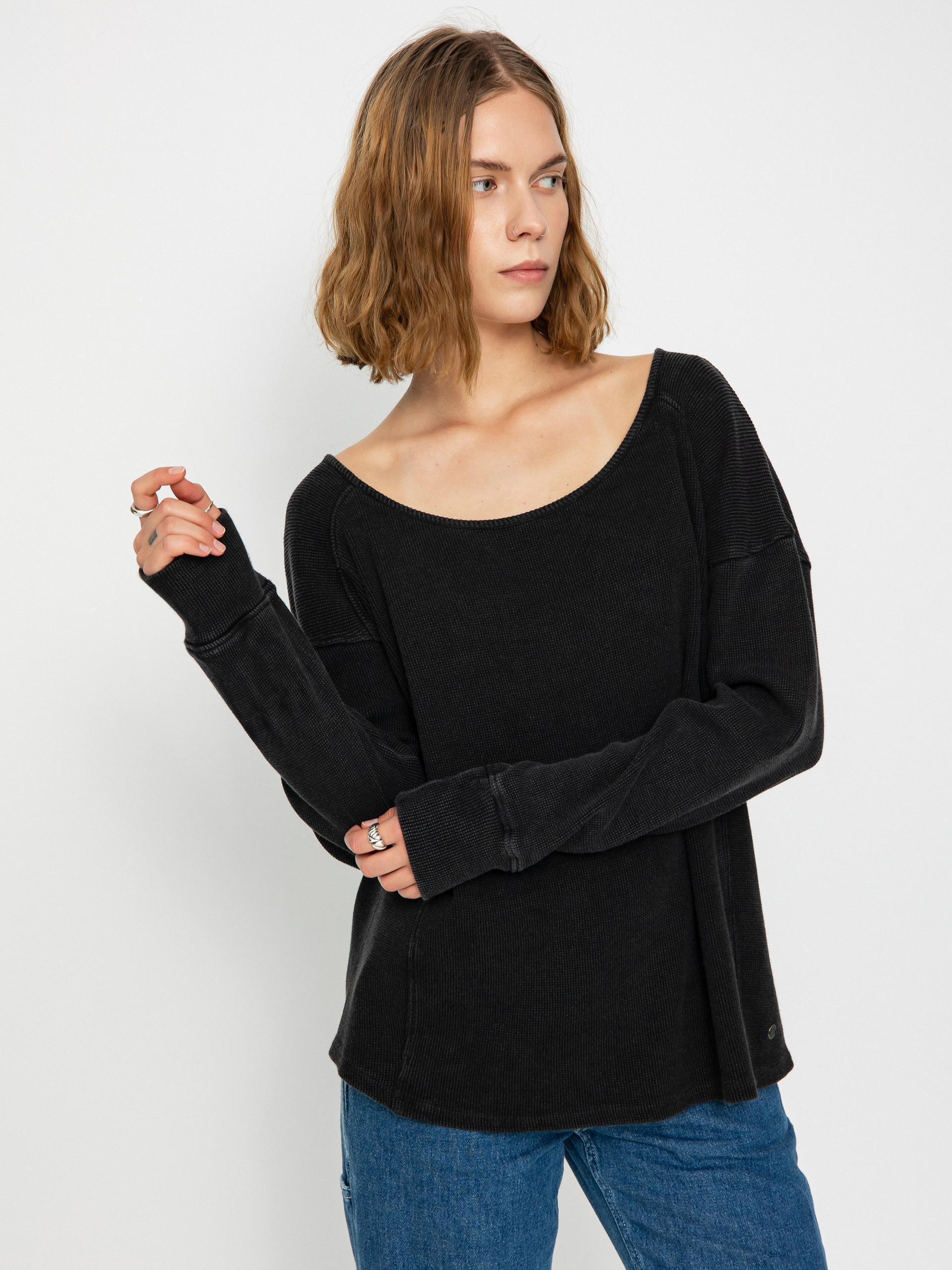 Roxy Boho Mind Hosszú ujjú felső Wmn (anthracite)