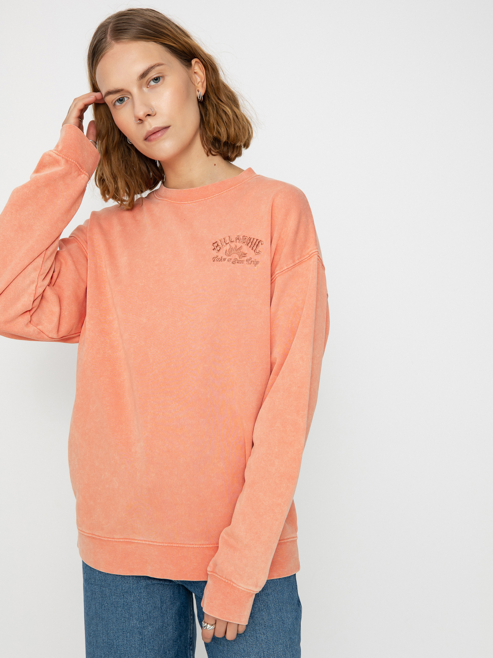 Billabong Heritage Scenic Pulóver Wmn (rose dawn)