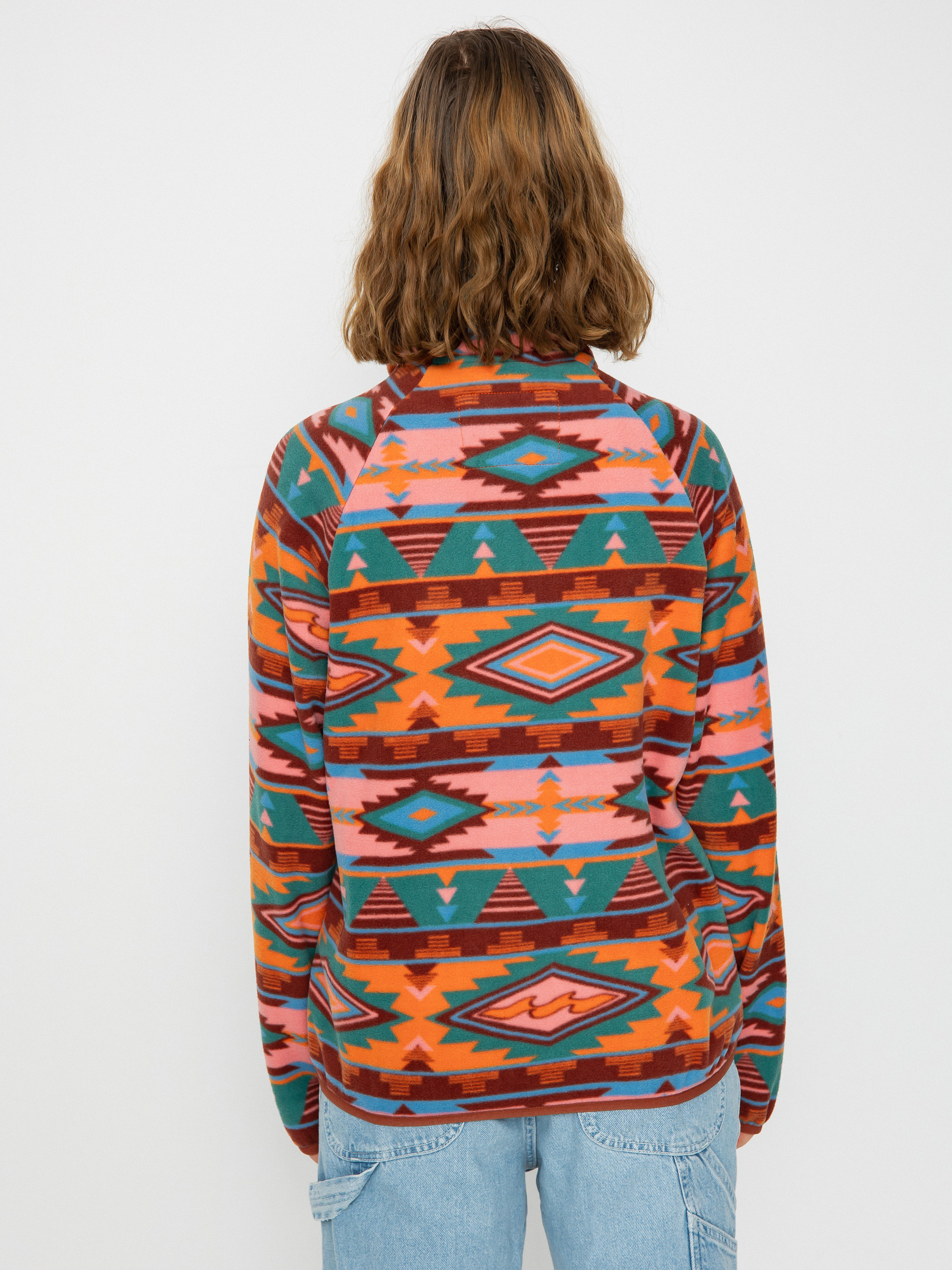 Női Billabong Boundary Polár pulóver (rosewood)