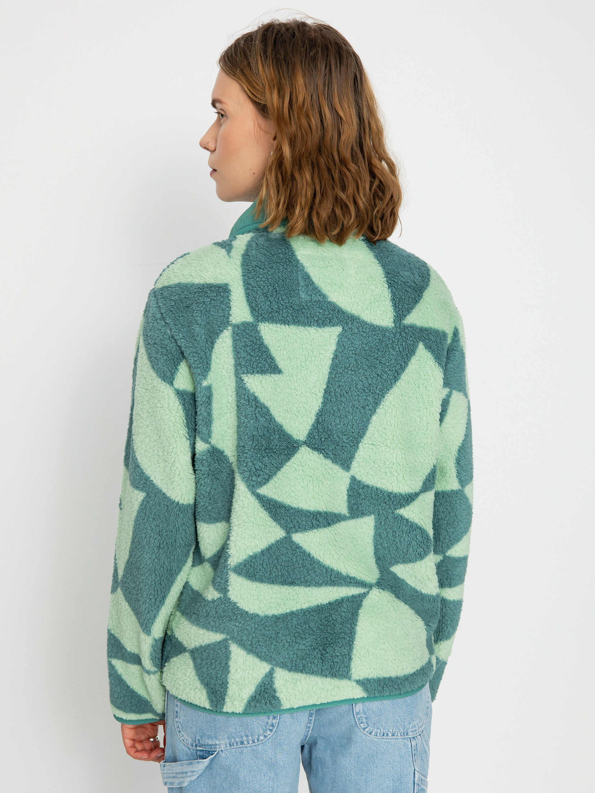 Női Billabong Switchback Pullover Polár pulóver (pine)