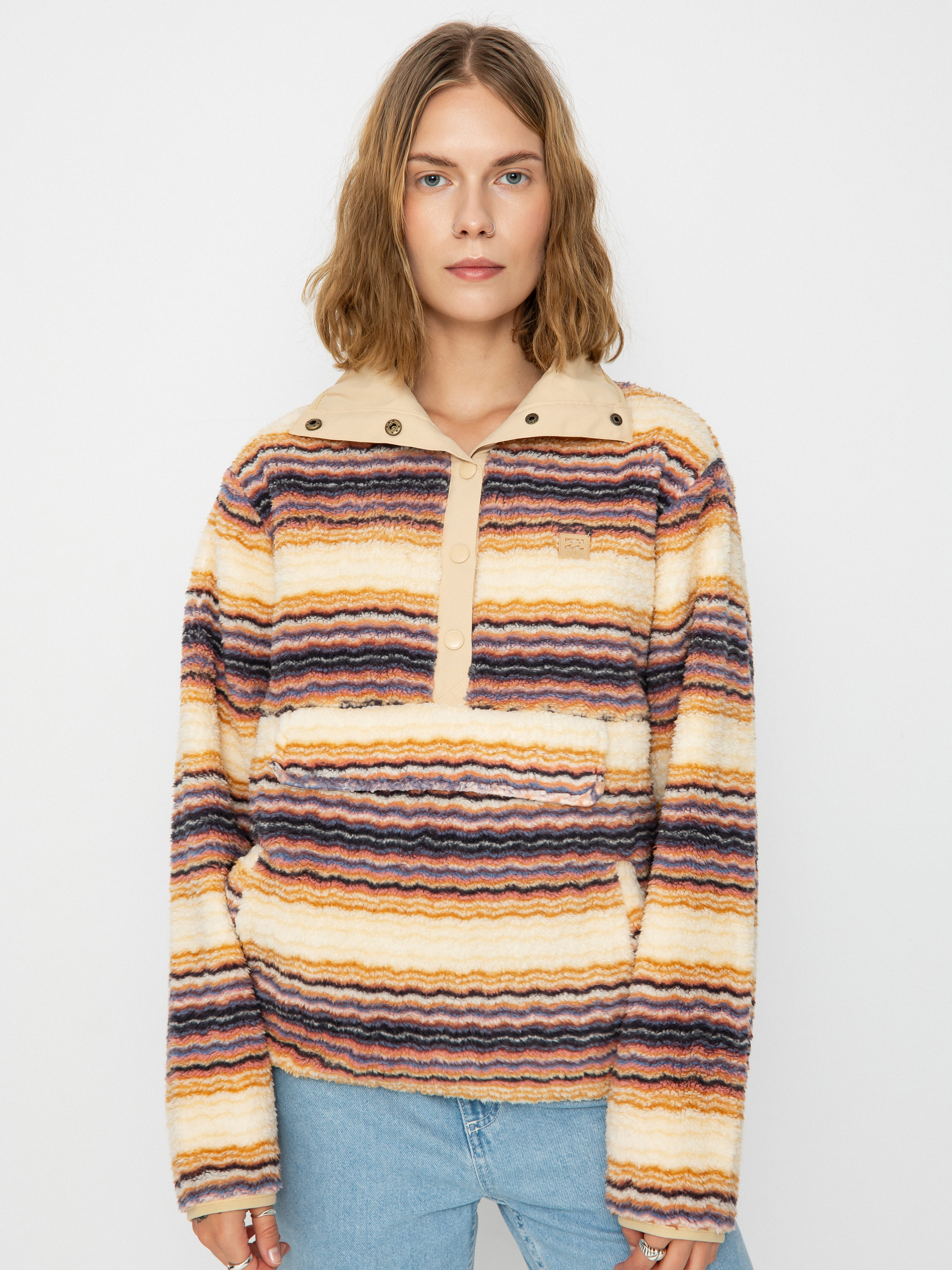 Női Billabong Switchback Pullover Polár pulóver (oat)