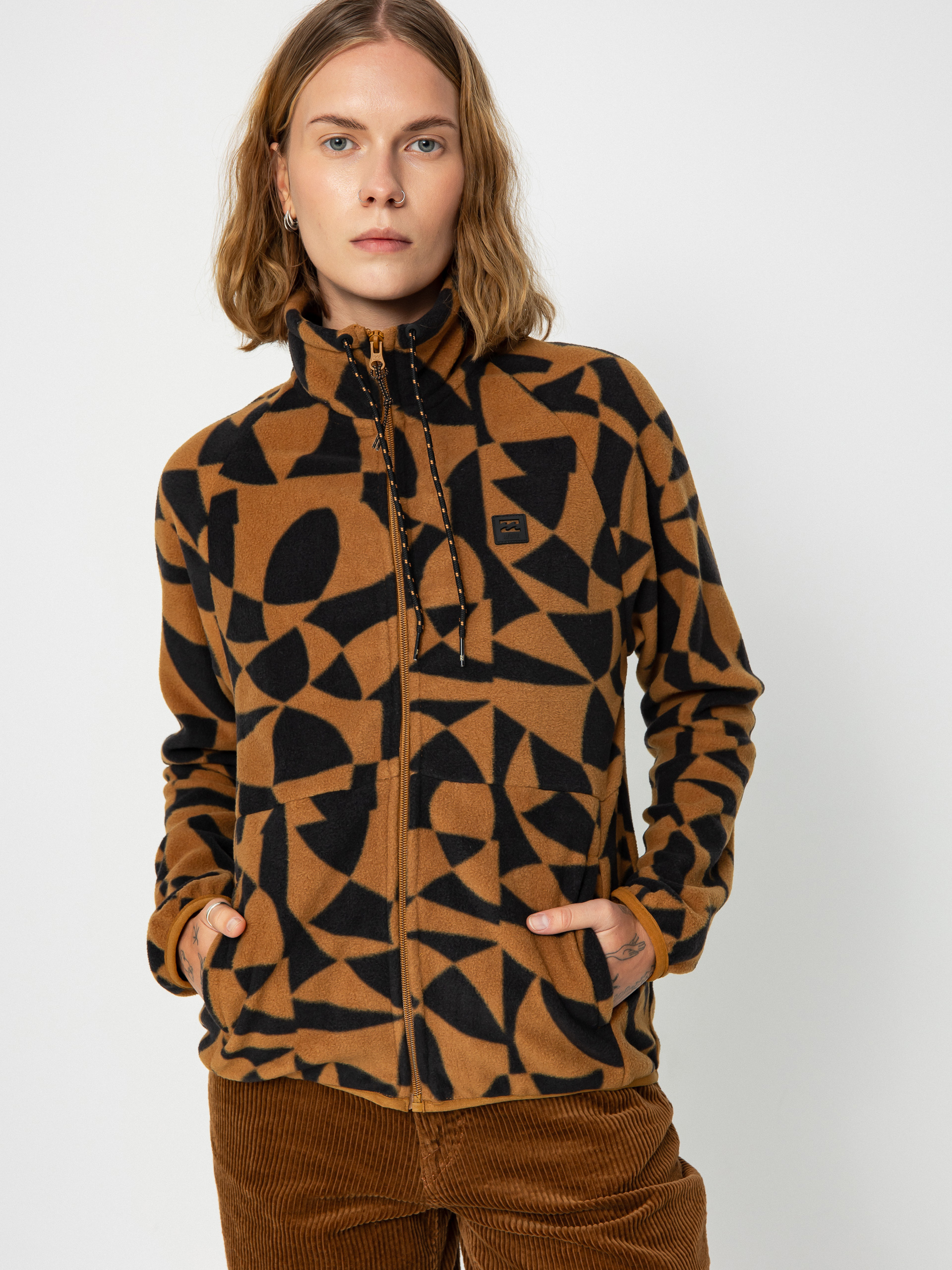 Női Billabong Boundary Polár pulóver (walnut)