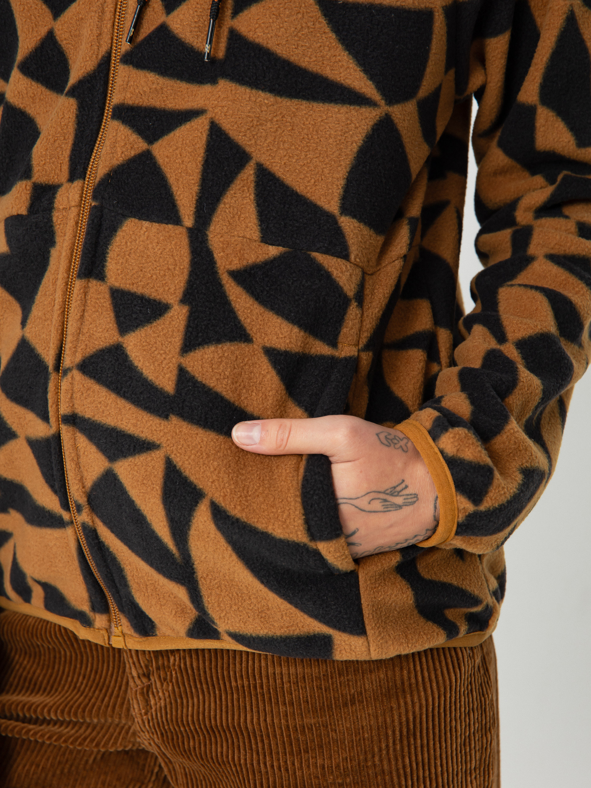 Női Billabong Boundary Polár pulóver (walnut)