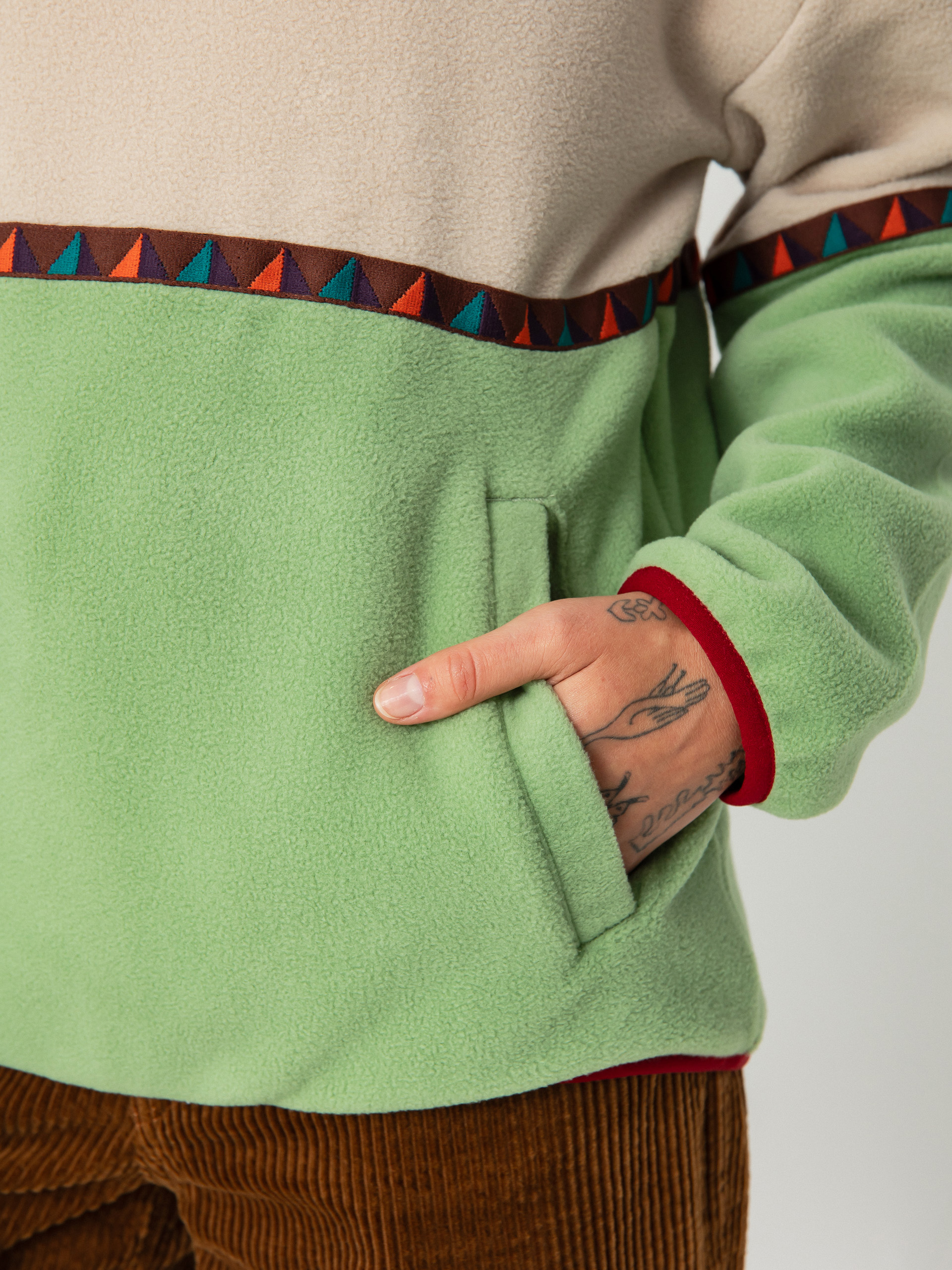 Női Iriedaily Holina Polár pulóver (piquant green)